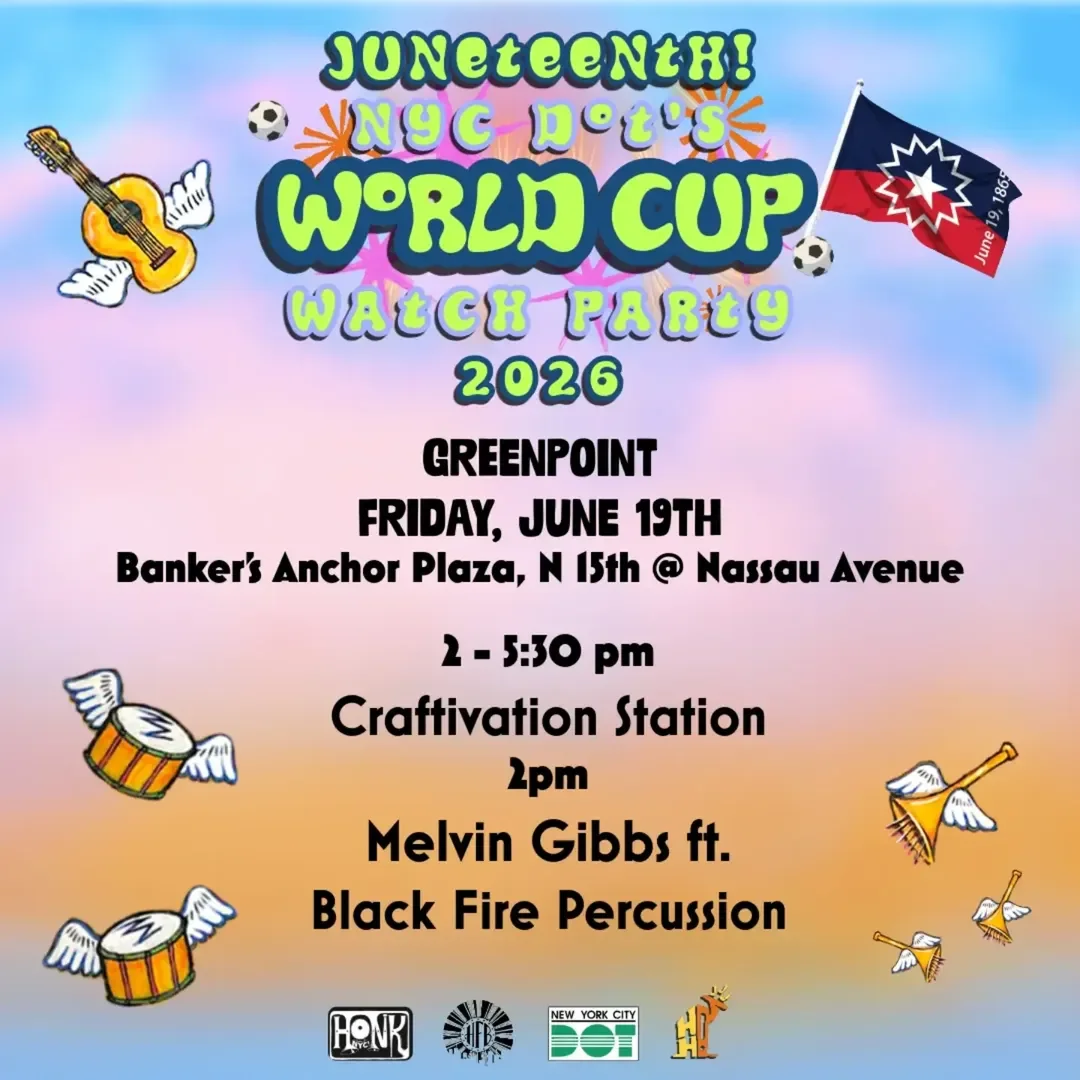 Juneteenth! NYC DOT's World Cup Watch Party