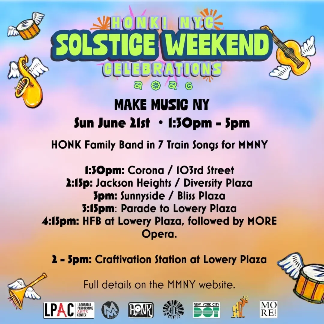 7 Train Songs for Make Music NY