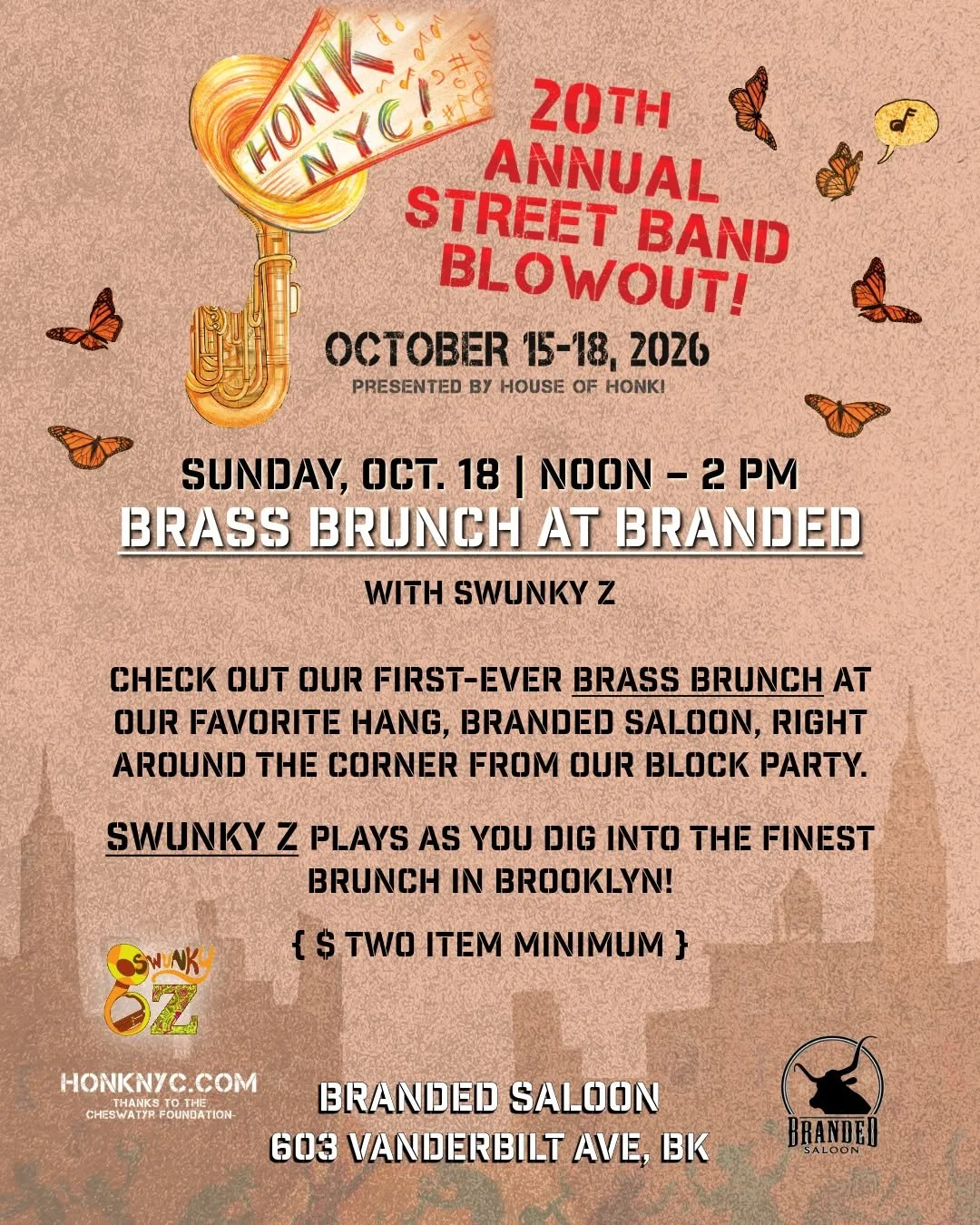 Brass Brunch at Branded