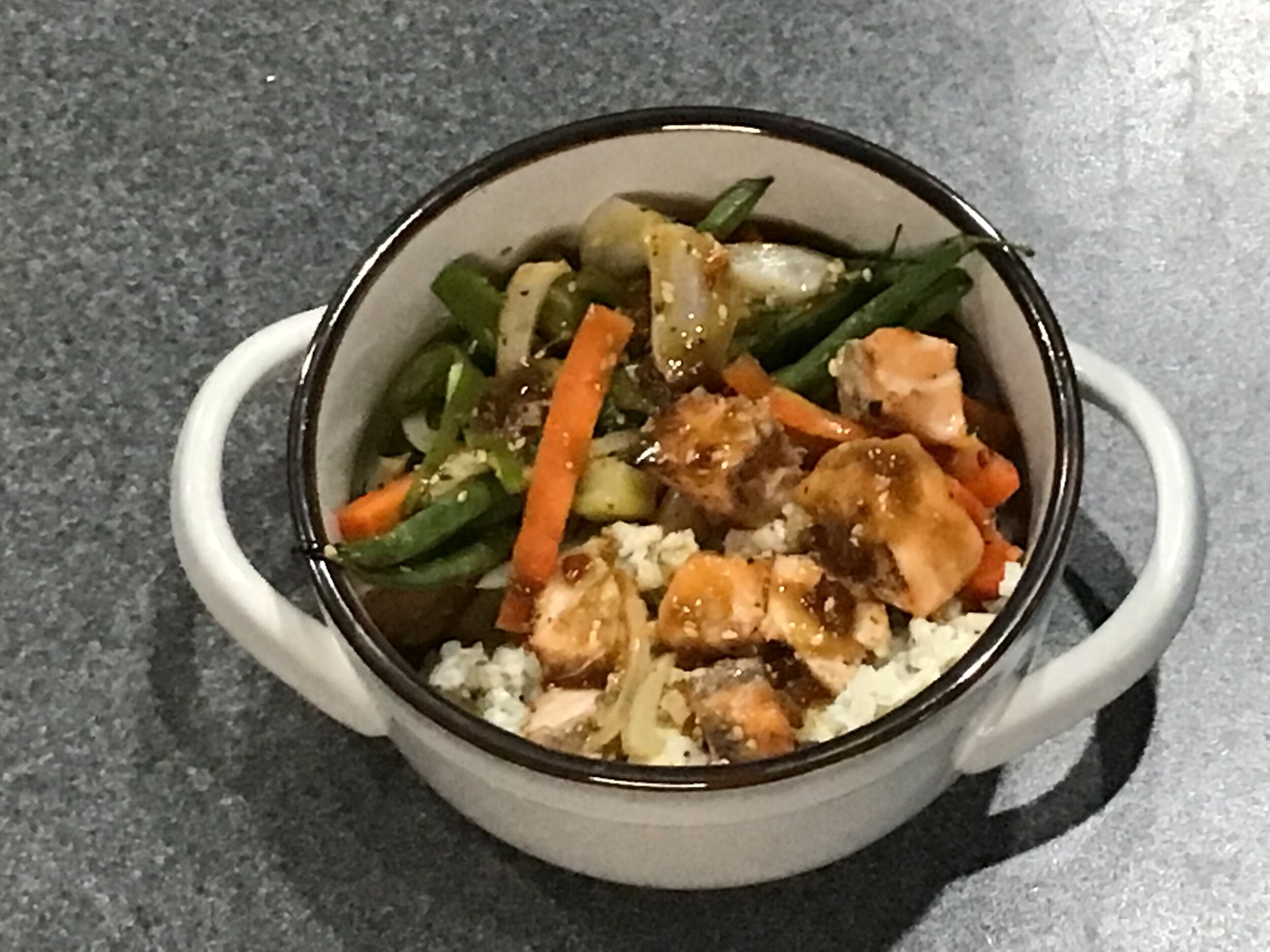 Teriyaki Salmon Bowl