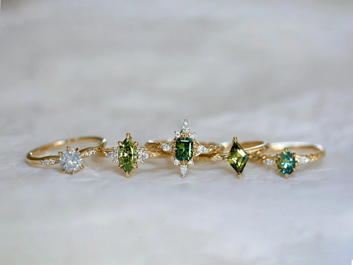 ✨these One of a Kind Rings are finally live on the website!✨

The 2025 One of a Kind Ring Release has arrived, all five rings are now available for purchase.

This year&rsquo;s small collection includes fantasy textures, cosmic engravings, and celest