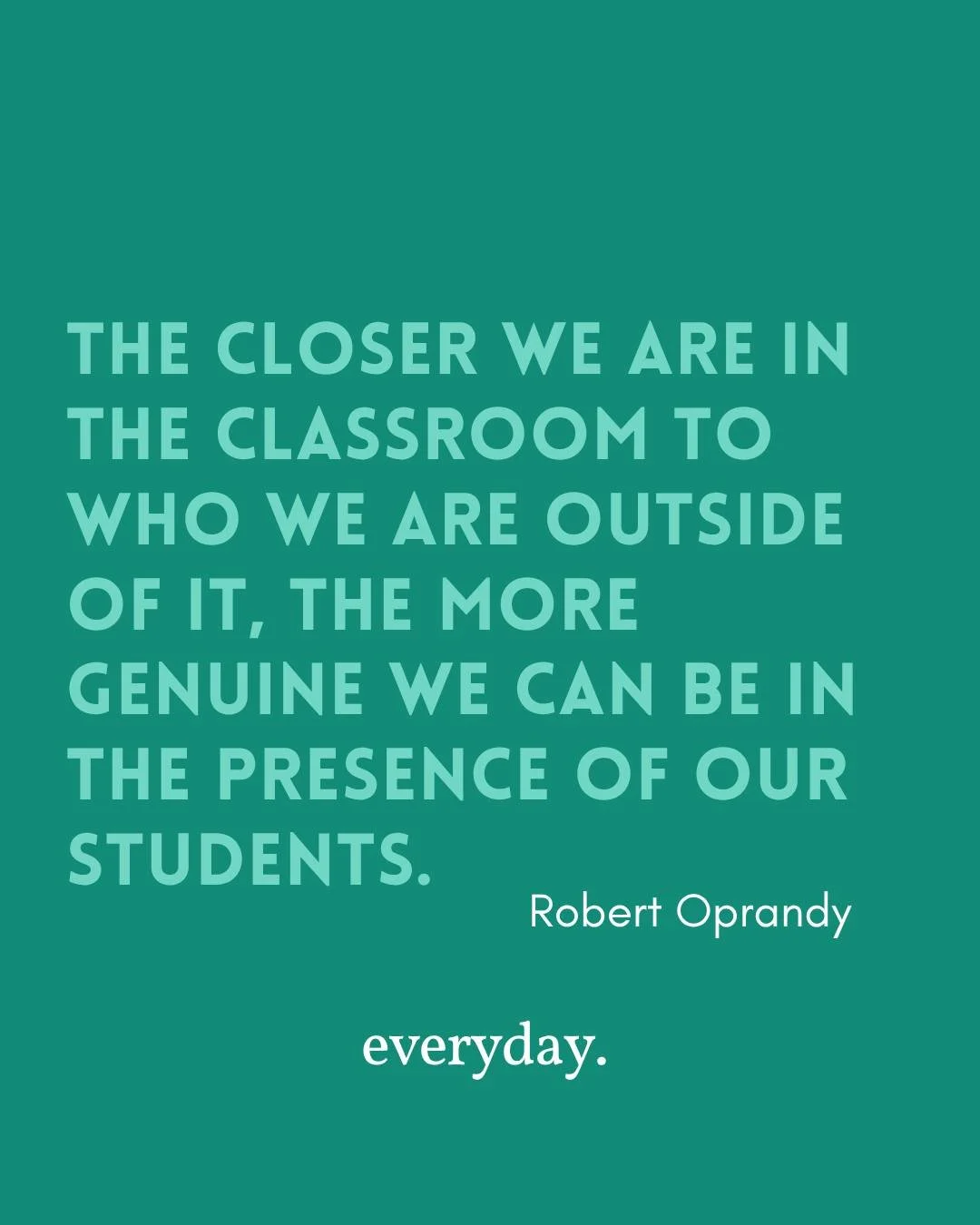Real humans make the best teachers. Be you. Always.

#everydayaoteroa #realhumans #beyou #everydaycollective #everydayxschoolkit