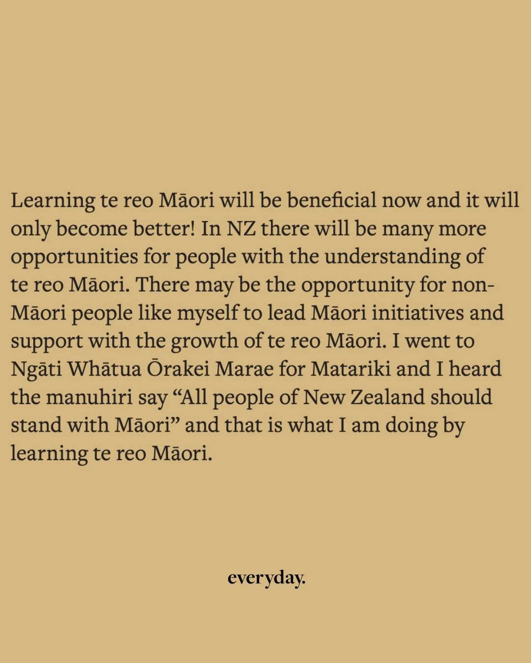 From the mouths of babes. This amazing kid was 11 when he wrote this. Not getting political at all - this is not a space for that. Just celebrating the good in our bicultural nation and everything that it brings.  Keep on keeping on, growing, being c