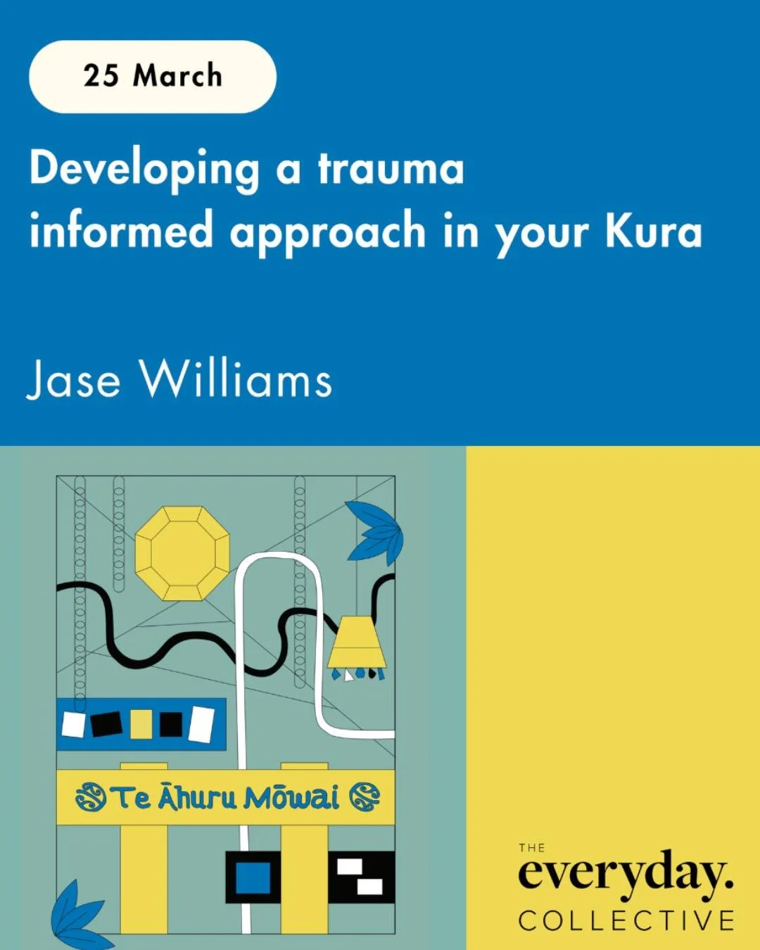 People heal people.

Join Jase Williams this Wednesday at 7pm as we dive into what it really takes to create safety, connection, and belonging for our learners.

Developing a Trauma Informed Approach in your kura &mdash; will you be there?

🖤 Join T