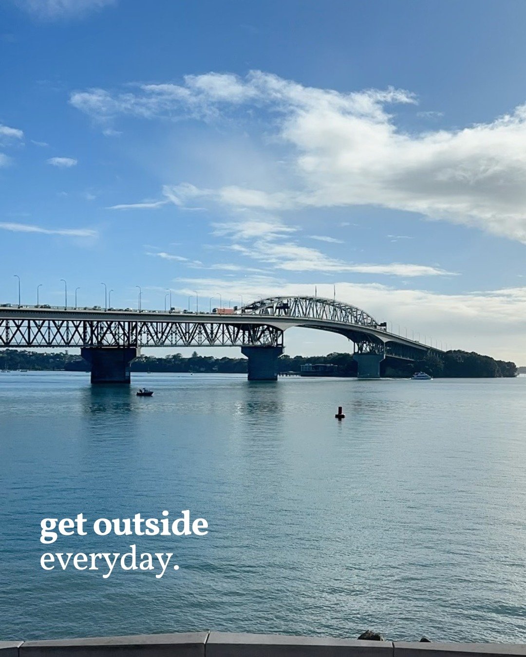 Tāmaki Makaurau was stunning this weekend! 

Stepping outside each day does more for your wellbeing than we often realise. Fresh air and natural light reset your brain, lift your mood, and improve focus. Even a few minutes outdoors can calm the body 