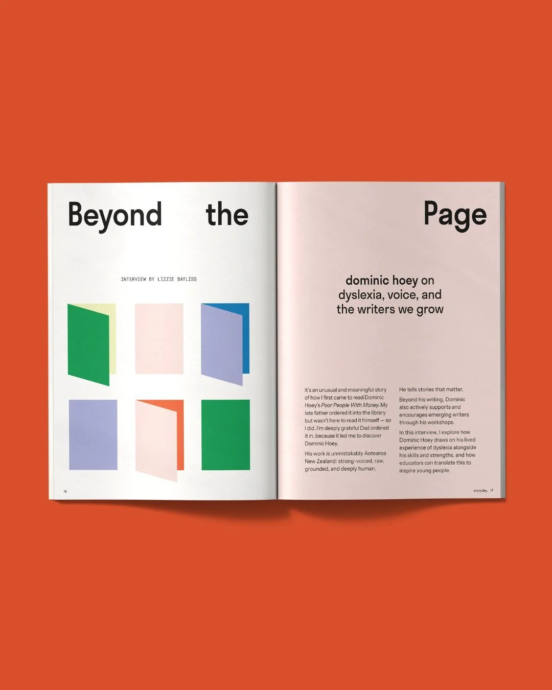 What if dyslexia wasn't something to overcome, but something that helped shape a powerful voice?

In Issue 5, I sit down with writer, poet, and educator Dominic Hoey to explore dyslexia, storytelling, writing craft, and why every young person deserve