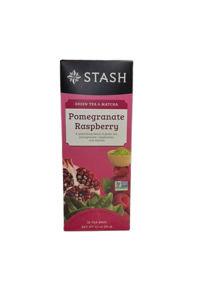 Stash Pomegranate Raspberry Green Tea & Matcha