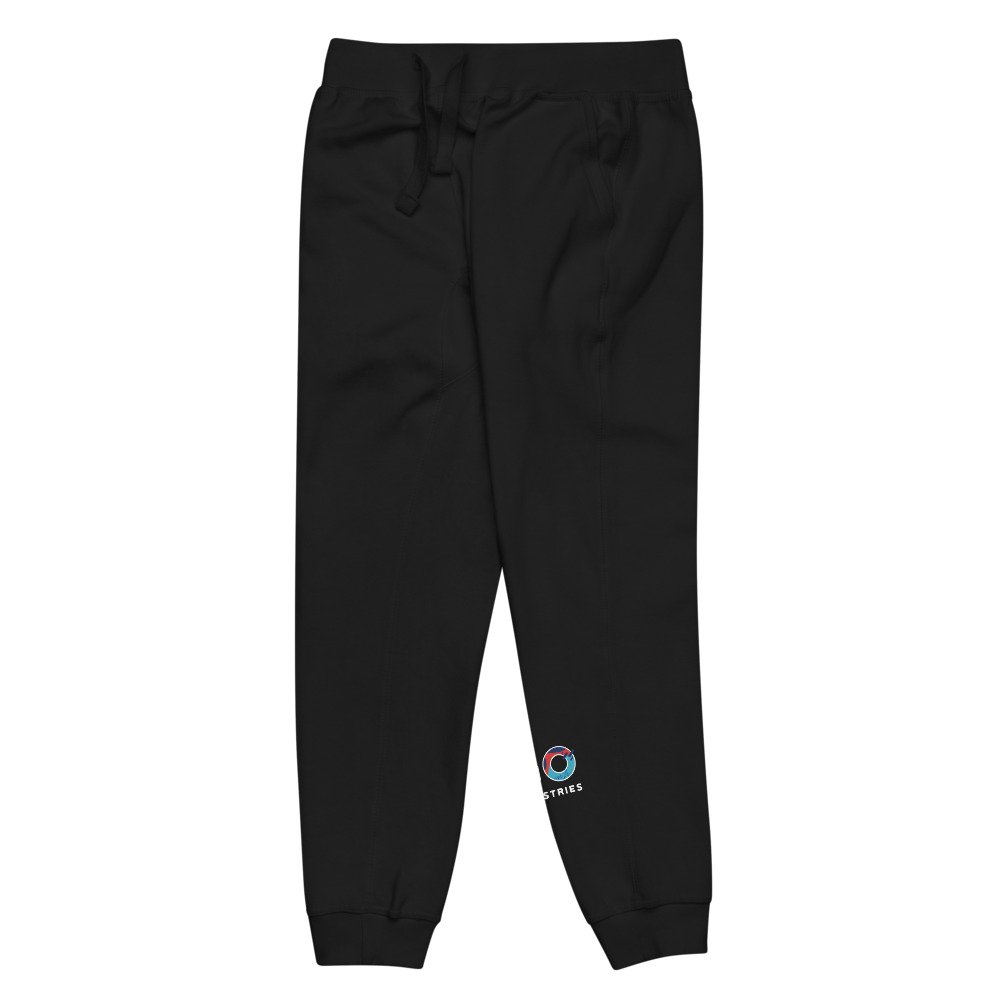 unisex-fleece-sweatpants-black-front-left-61b3c137057d1.jpg