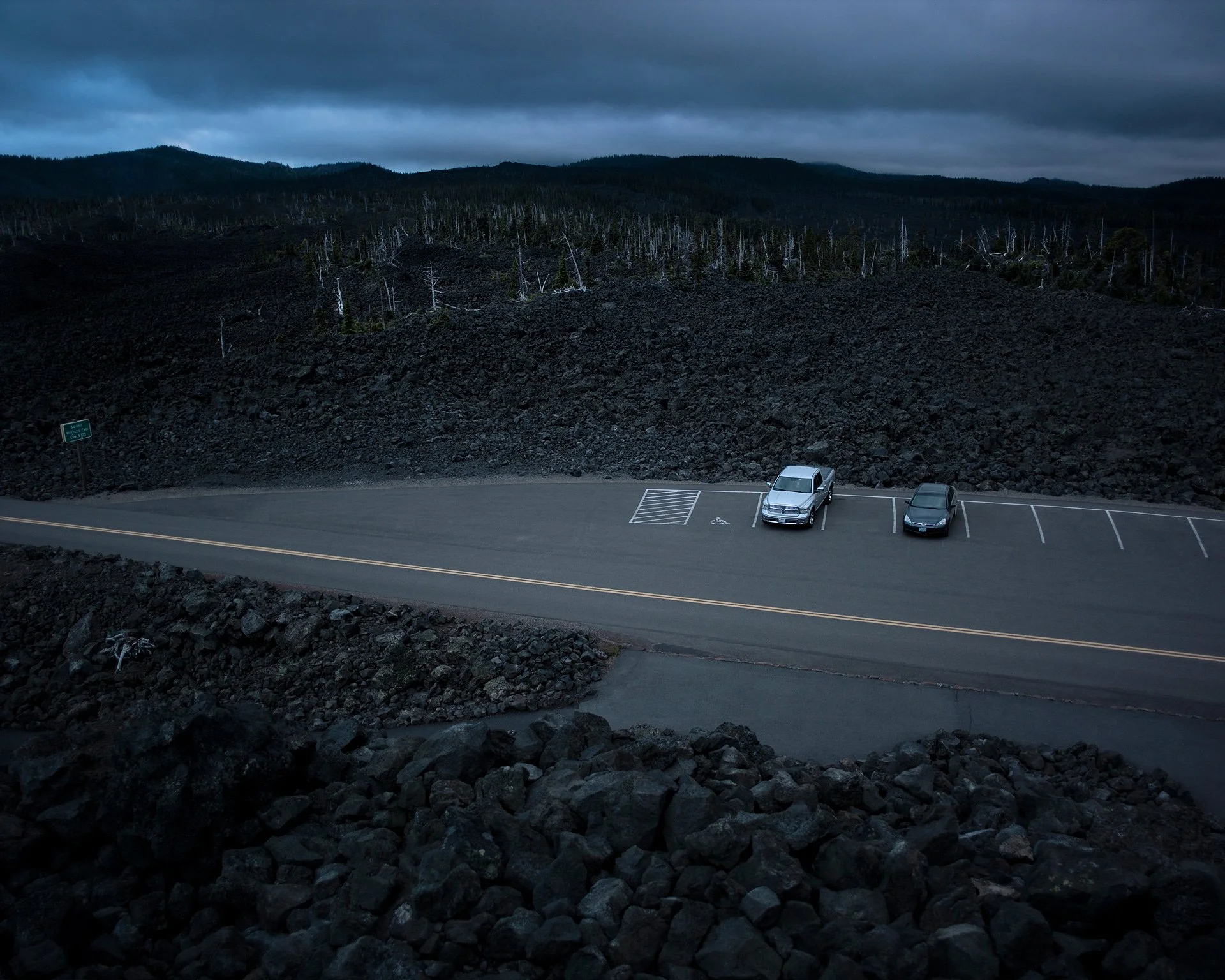 Double Vision (Crossing McKenzie Pass) , 2021/ 2022