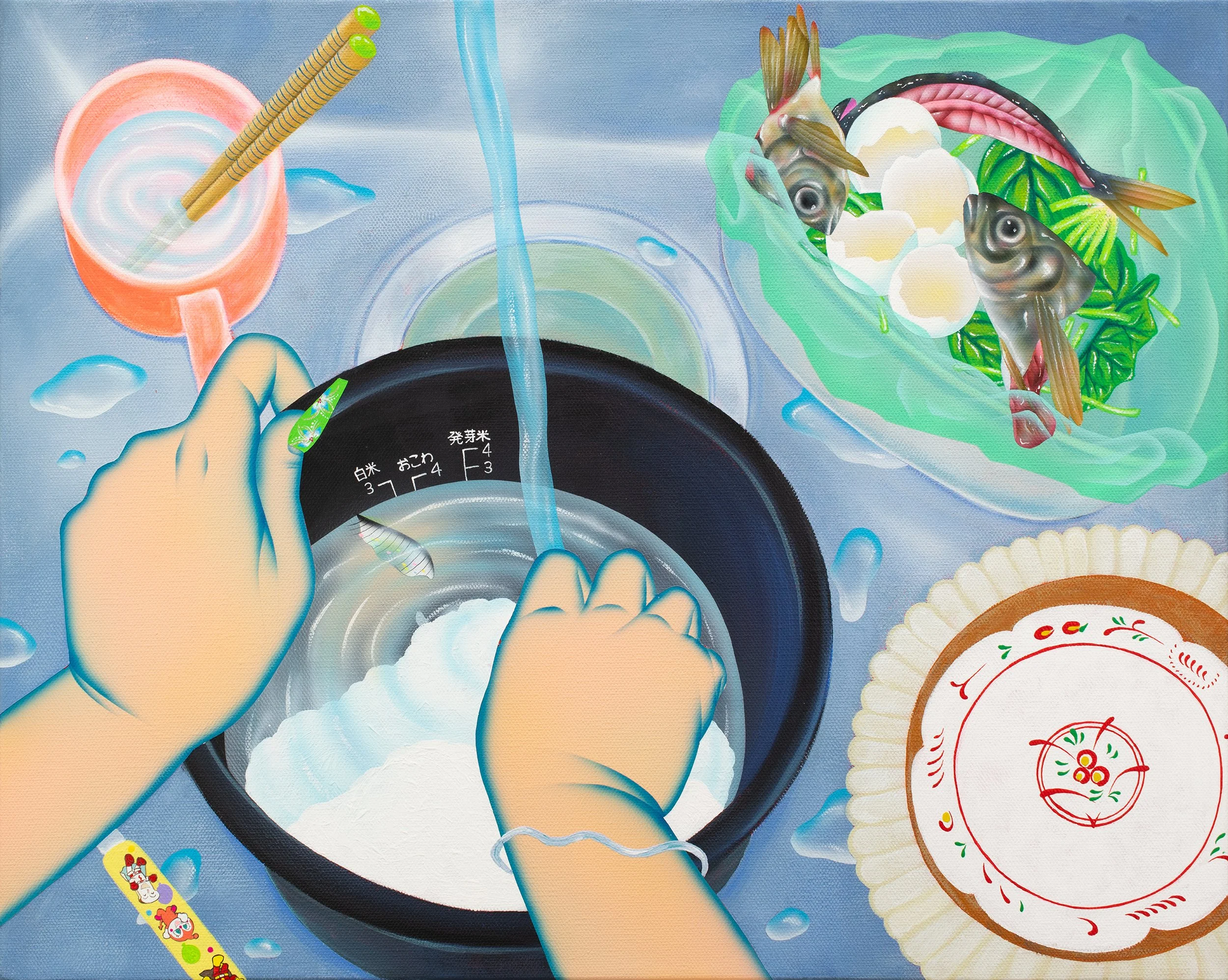 I Wash My Rice Until The Water Is Clear II , 2023.