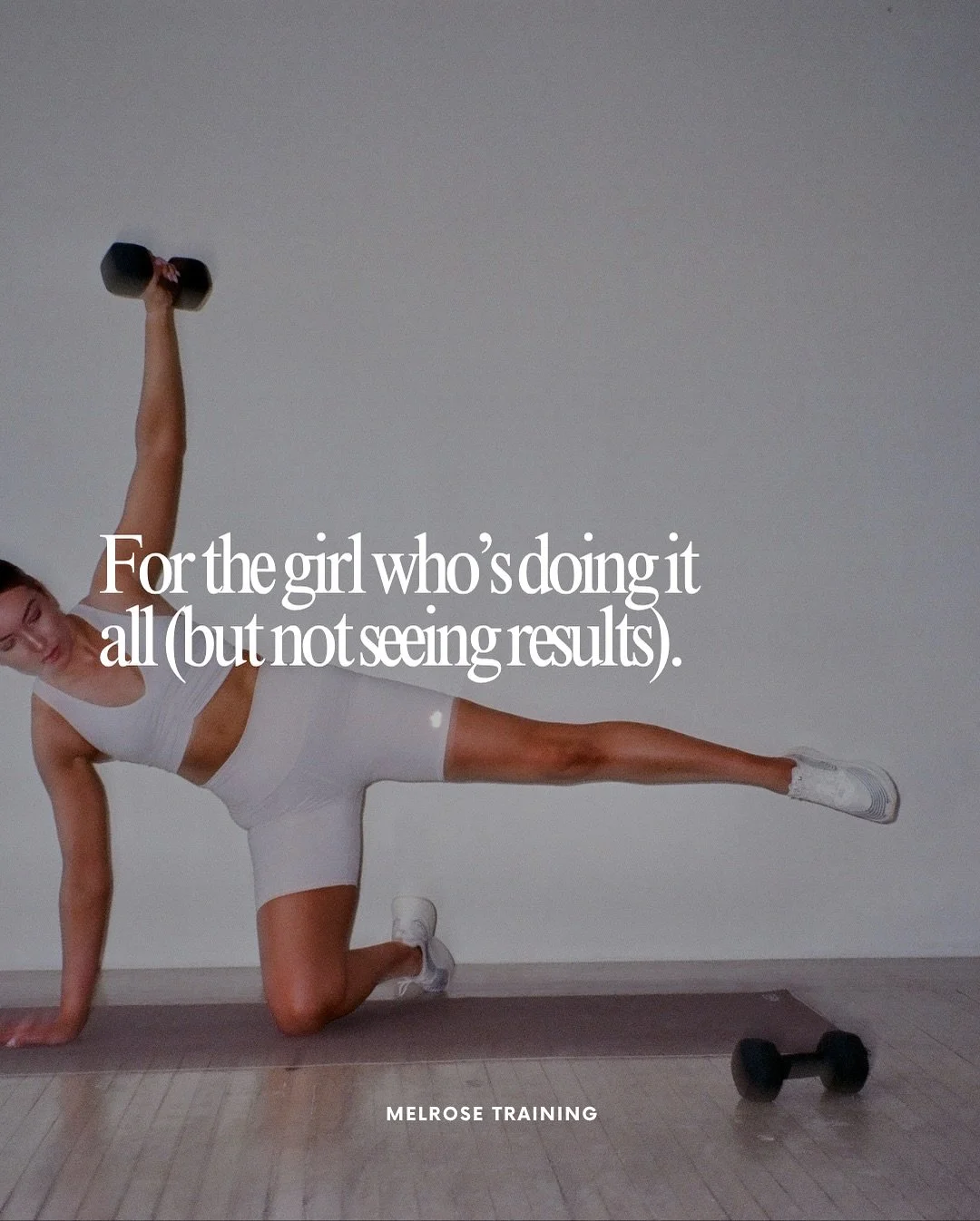 WORKING OUT WITHOUT MAKING PROGRESS? 😫

If you love your Pilates, spin, yoga, or ClassPass lineup - but something still feels like it&rsquo;s missing, listen up. 

The truth? You don&rsquo;t need to give up the workouts you love. You just need to ad