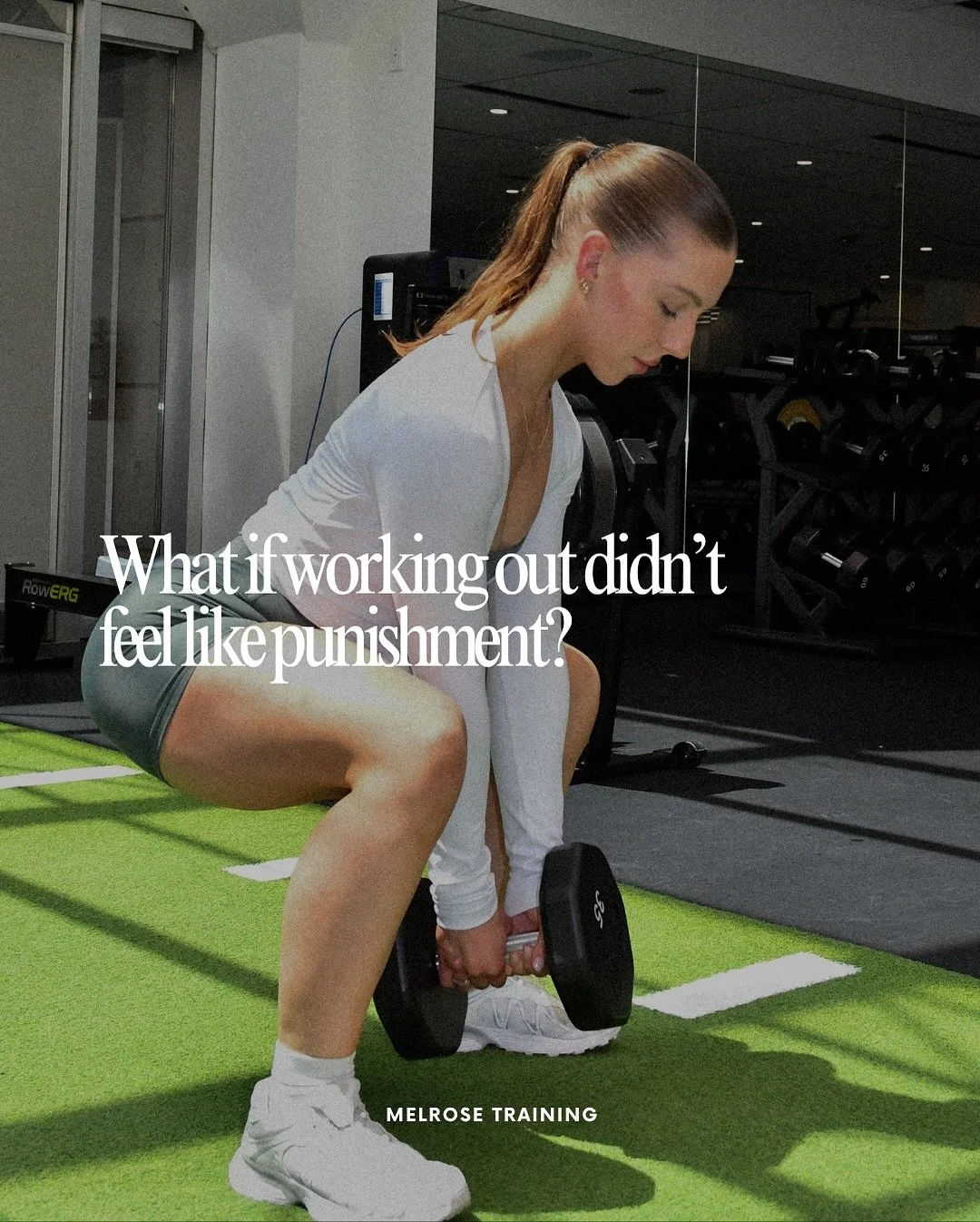 For so many of us, working out started as a way to shrink, to fix, to make up for the weekend.

As women, we&rsquo;re so often conditioned to associate fitness with guilt, not joy.

But what if it could be different? For real this time. 

What if mov