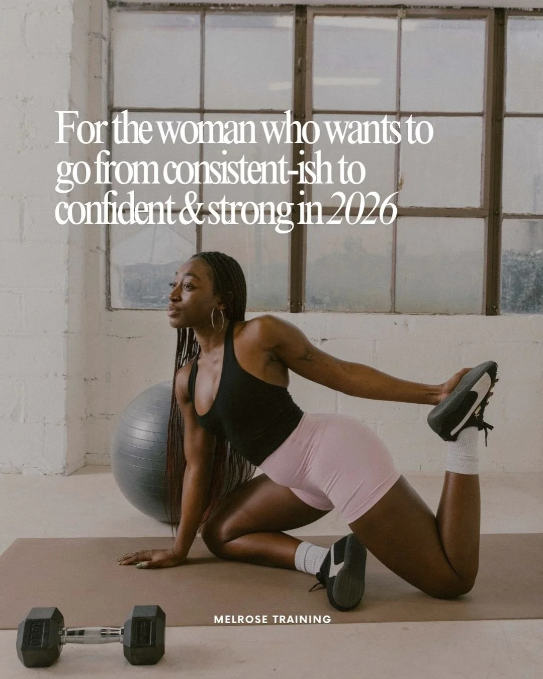 As women&rsquo;s personal trainers, we know New Years always comes with pressure to do the most.

More workouts. More rules. More pressure that this time it&rsquo;ll stick.

But if you&rsquo;ve been consistent-ish for years and your workou routine ha