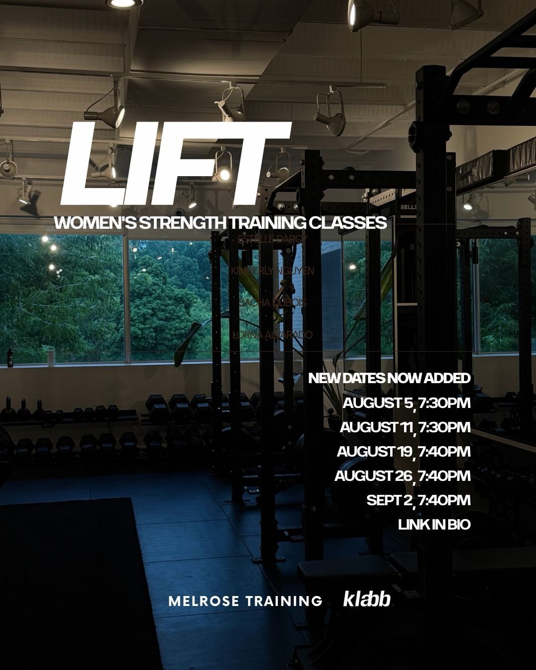 If you&rsquo;ve been saying, &ldquo;I really need to start lifting weights, but I&rsquo;m not sure where to start&hellip;&rdquo; this is for you 💪

LIFT is our women&rsquo;s small-group strength class that combines the energy of a group workout with