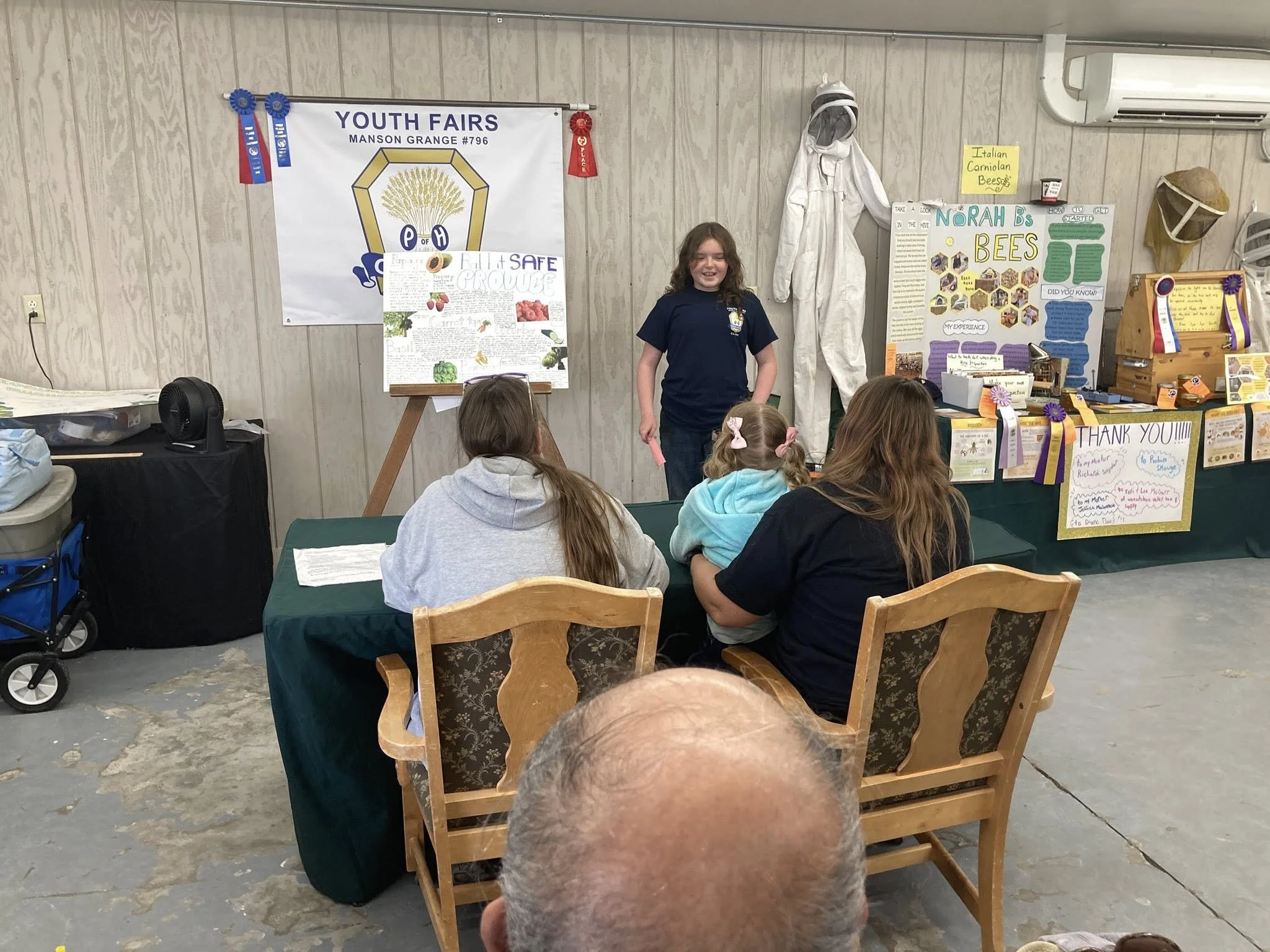 Clare gives her Demonstrations to the Judges - 2025