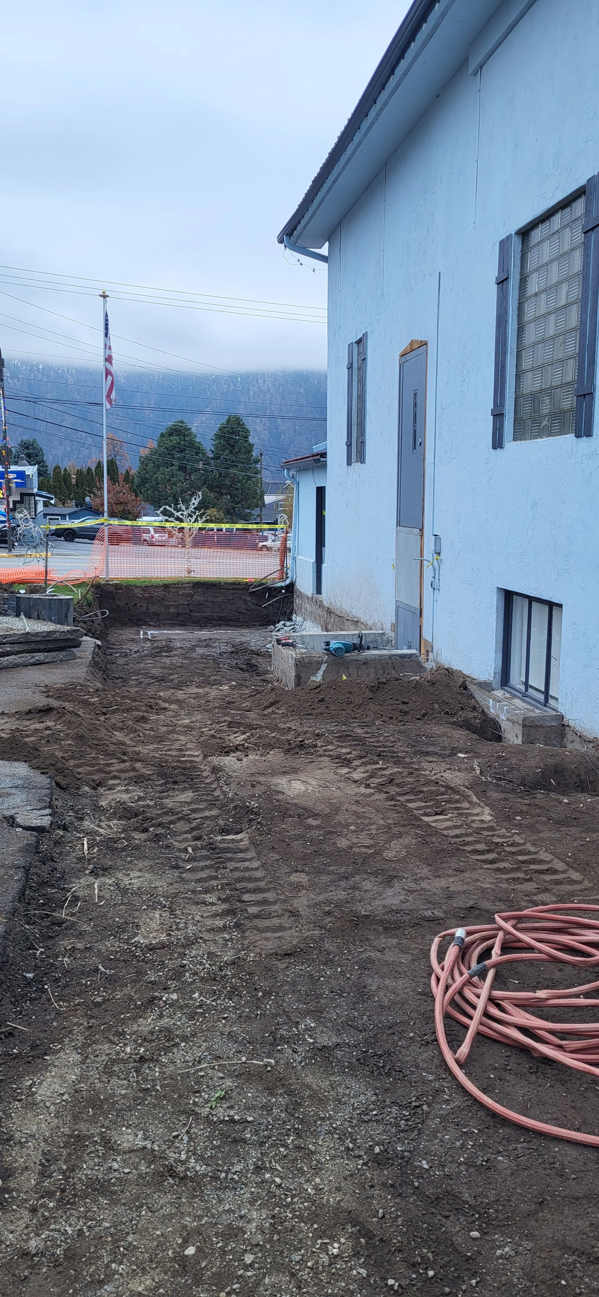 Base Prep for ramp - 12-2-25