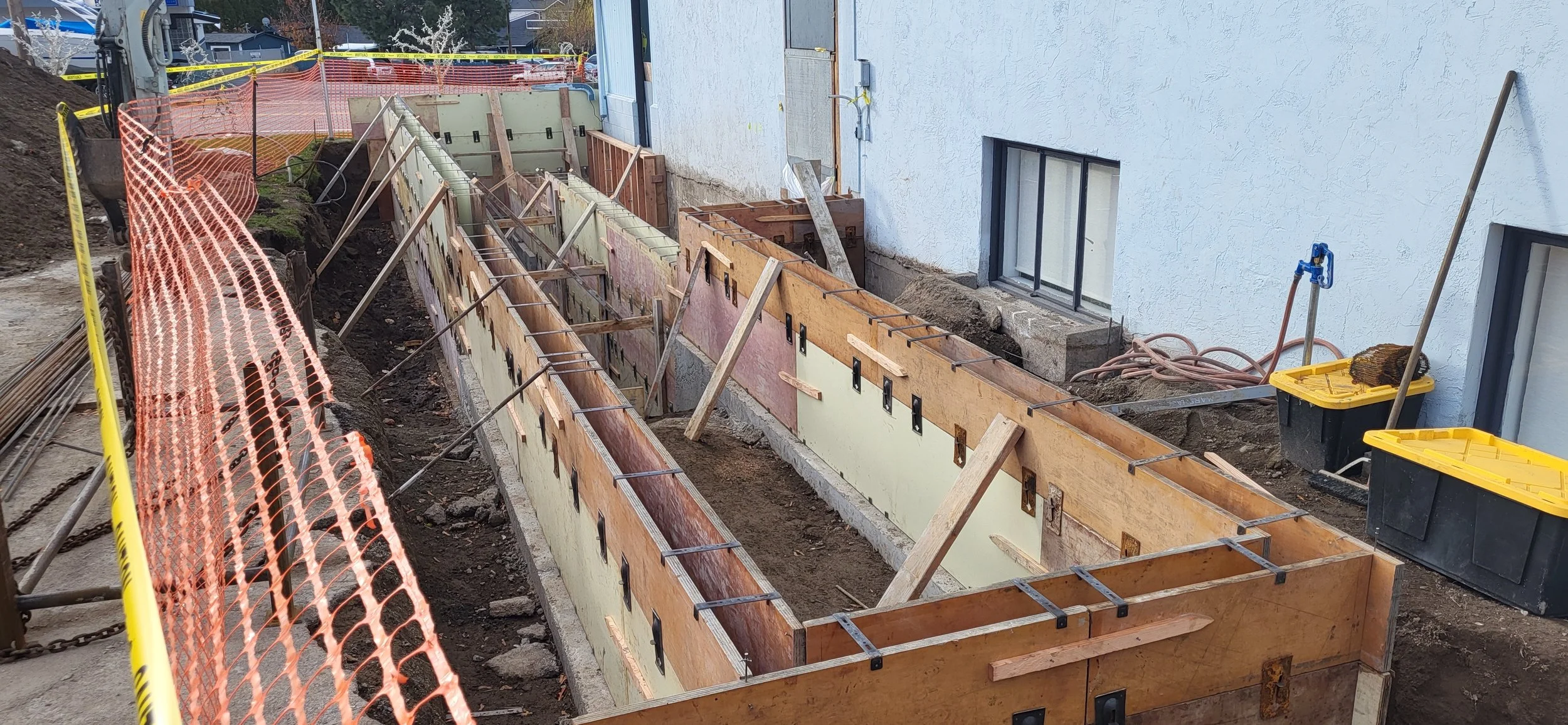 Forms are ready for concrete! 12-14-25