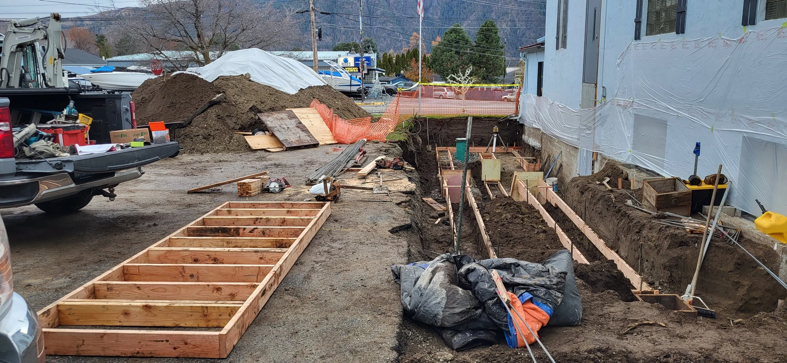 Footings for Concrete Ramp - 12-8-25