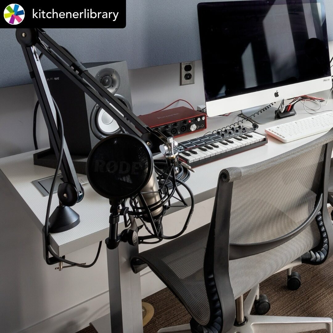 Posted @withregram &bull; @kitchenerlibrary Get free, one-on-one support for your podcaster from an expert! Selected applicants for our Podcaster-in-Residence program will get help from @sarageidlinger, a professional podcaster. Learn how to get star