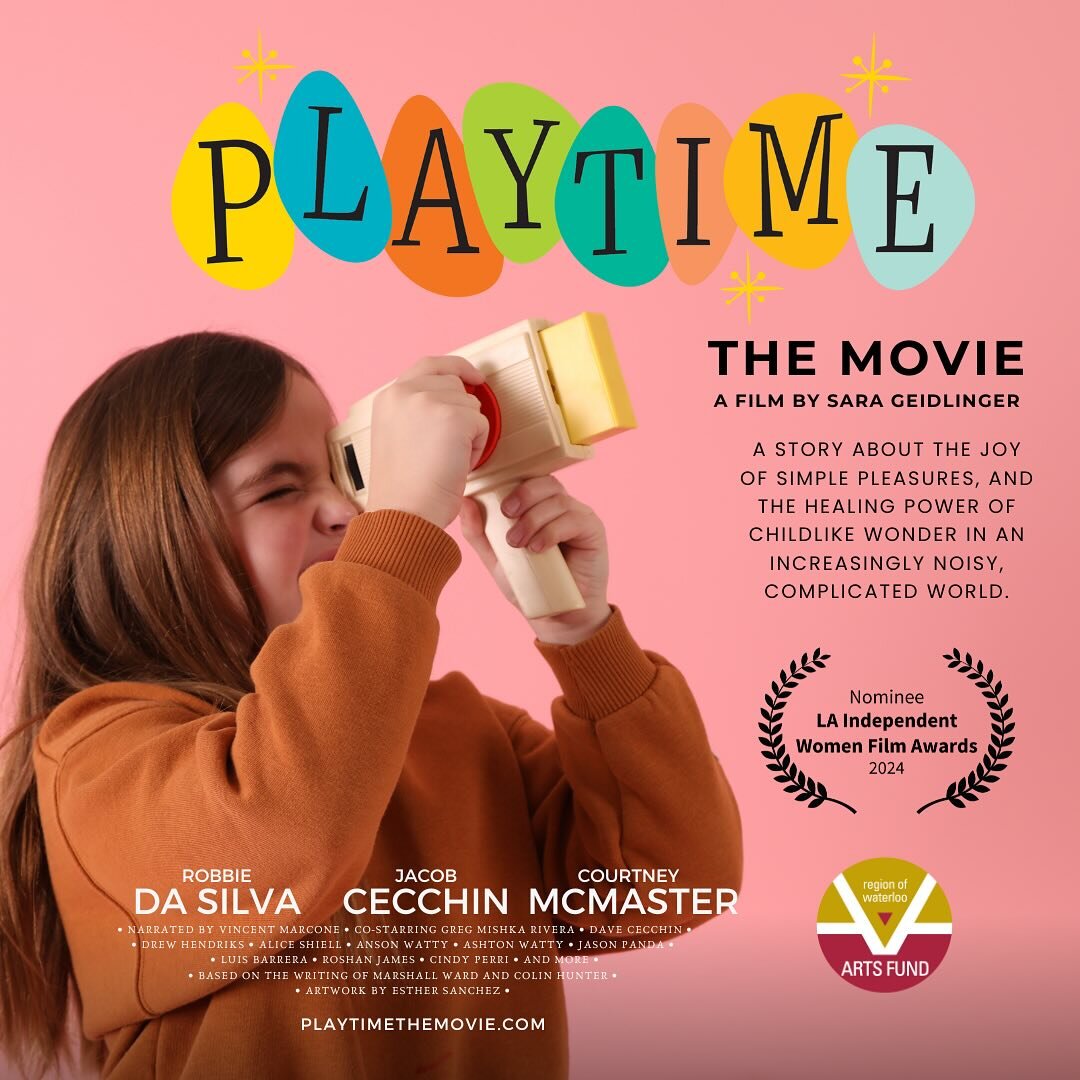 Thank you @laindependentwomenfilmawards for the nomination! It's an honour to be recognized for my work on Playtime: The Movie. This project has been such a joy to work on, and I'm thrilled to share that joy with as many people as possible. Stay tune