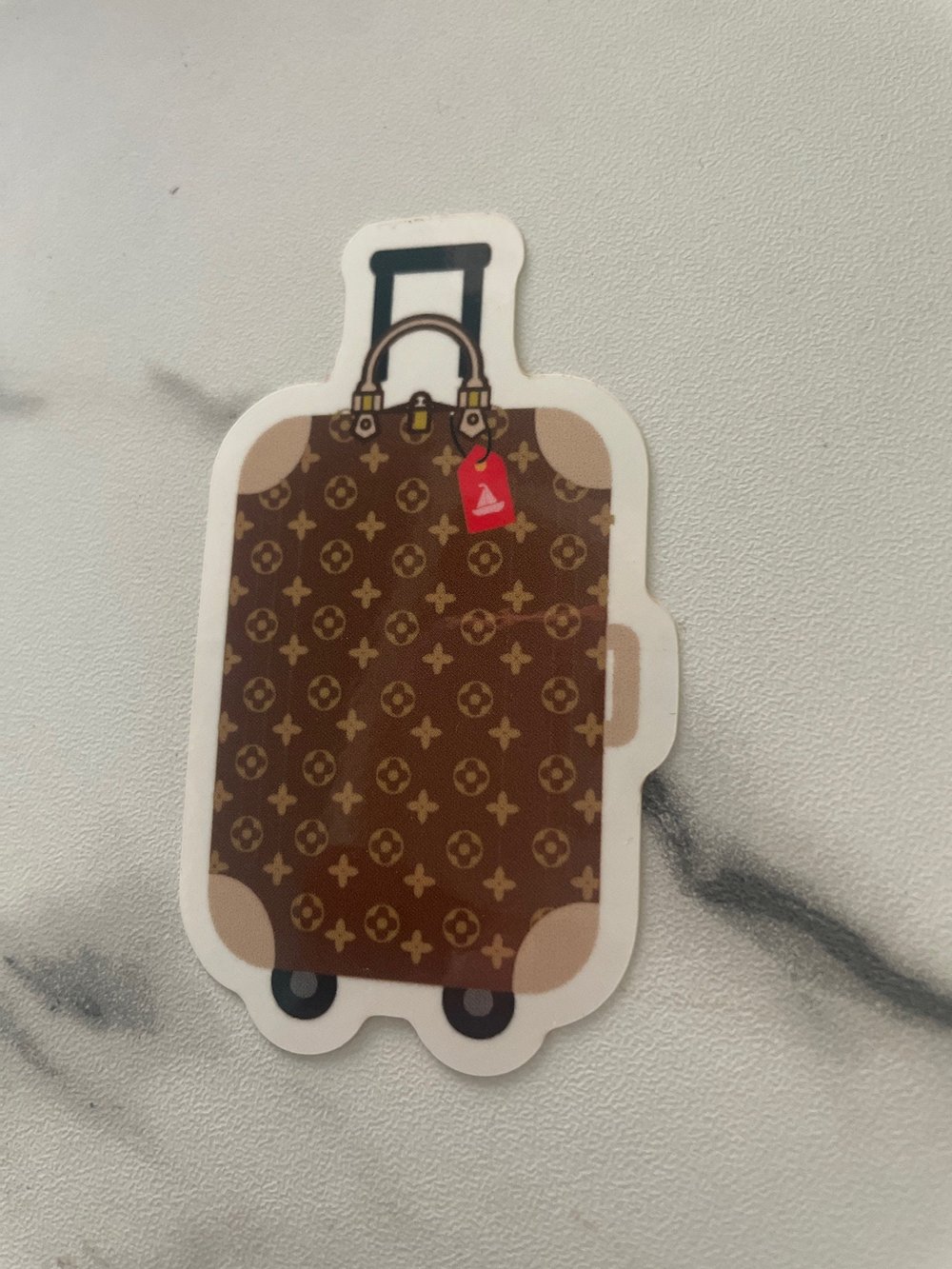 Designer Luggage Sticker