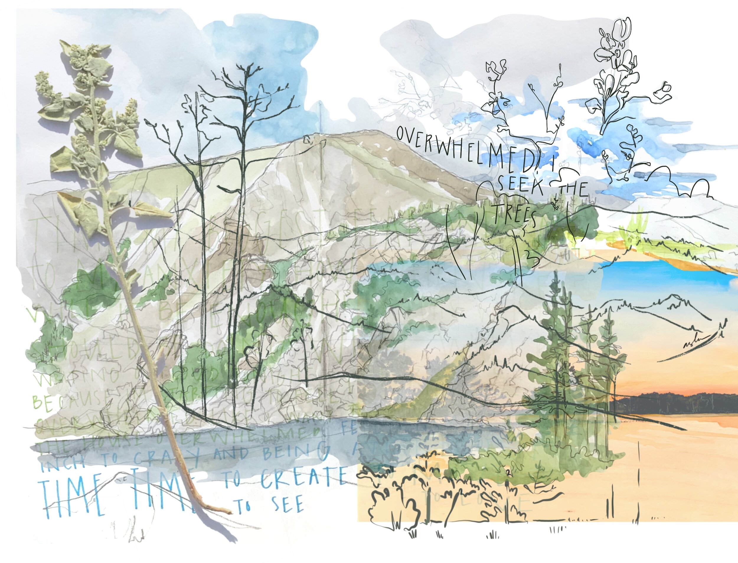 summer 2019 - layered landscape.