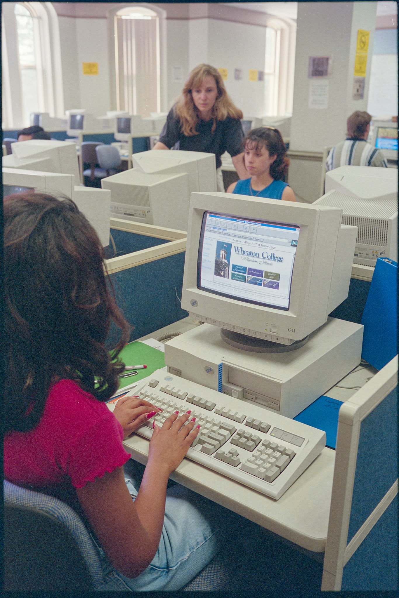 Computer lab, mid-1990's