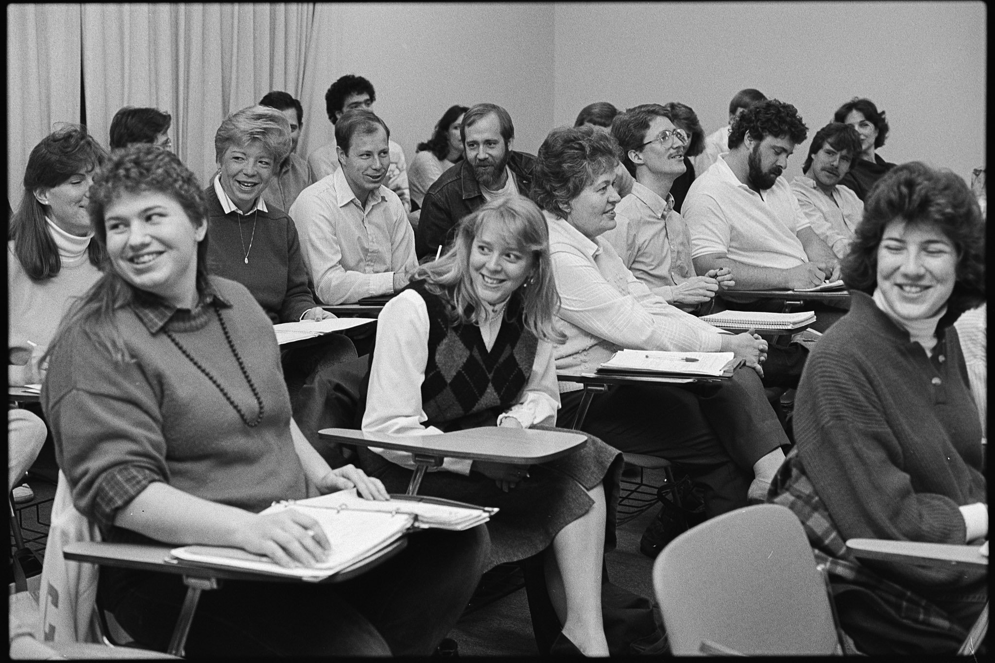 Grad Shool class in BGC, April 18, 1988