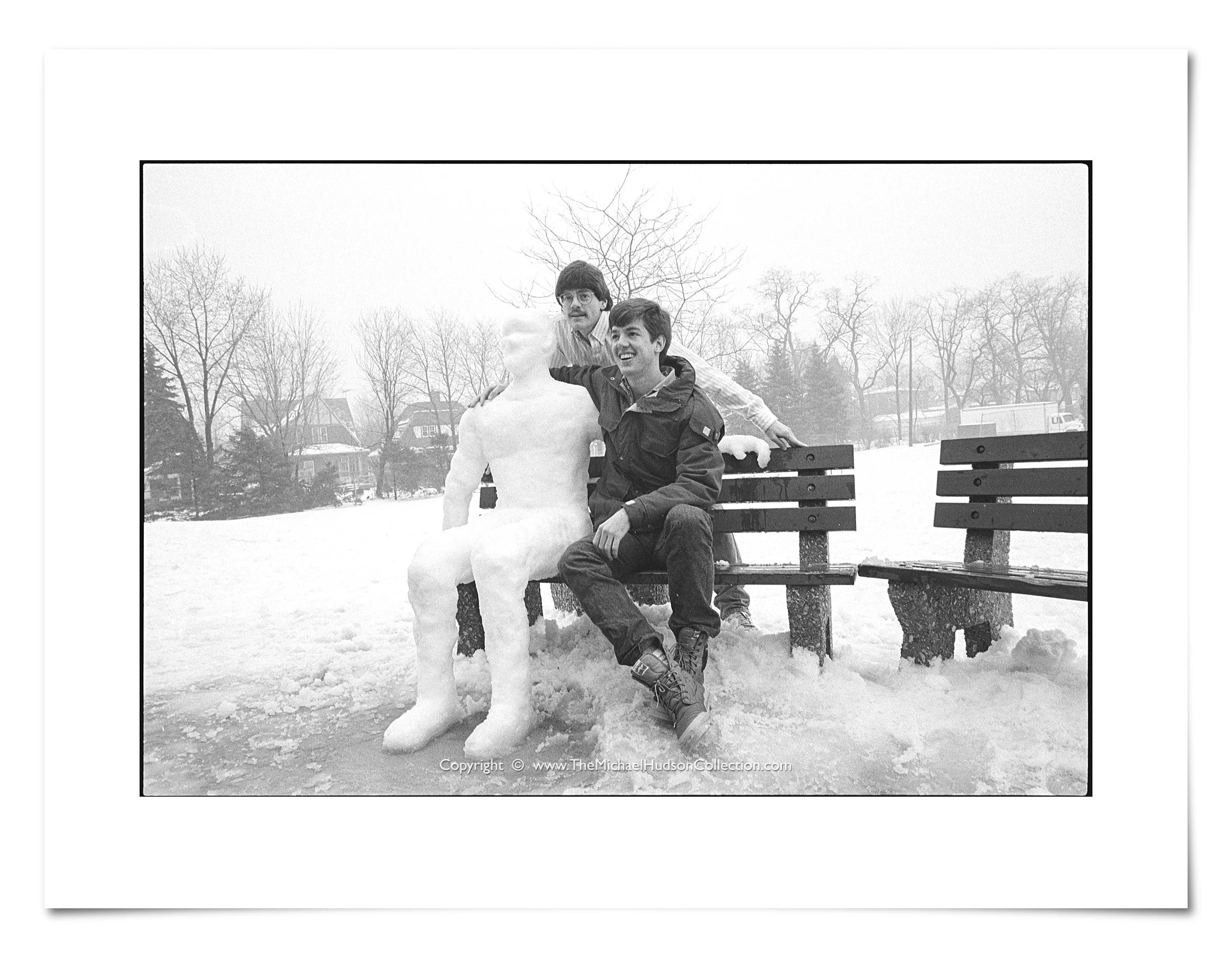 Campus scenes on President's Day, February 17, 1986