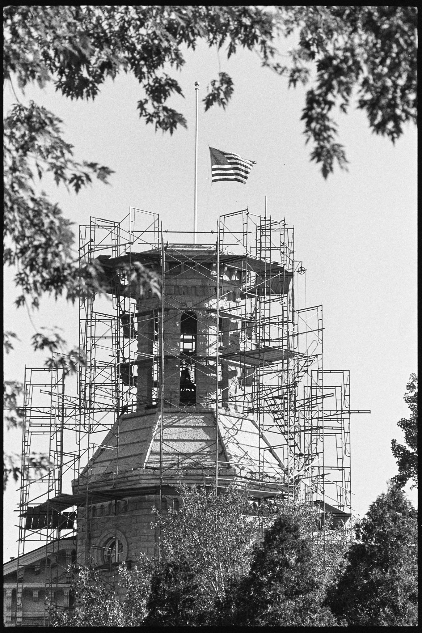 Blanchard Hall renovations, July 31, 1989