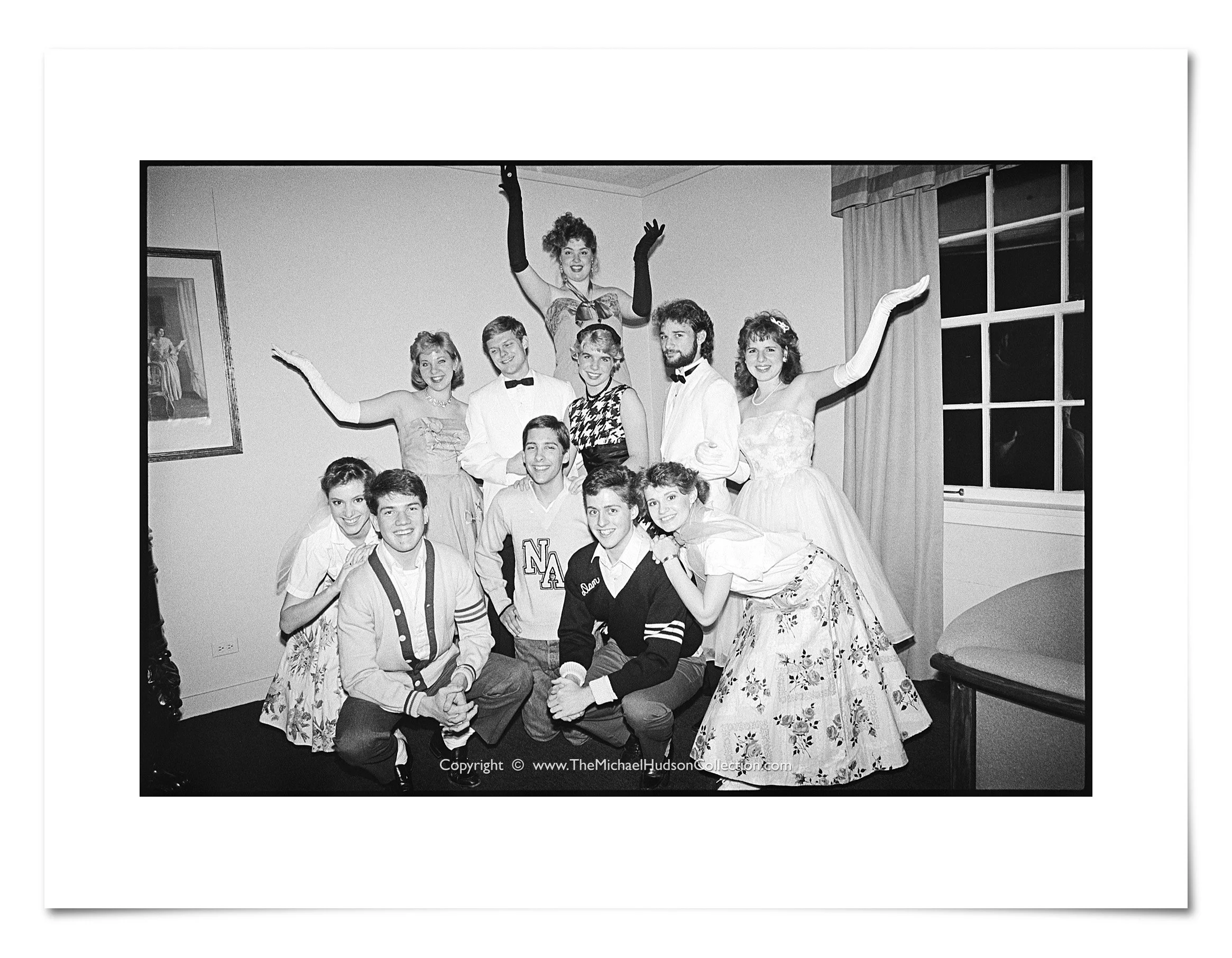 Manhattan Club (Concert Choir) promotional pictures, December 12, 1986