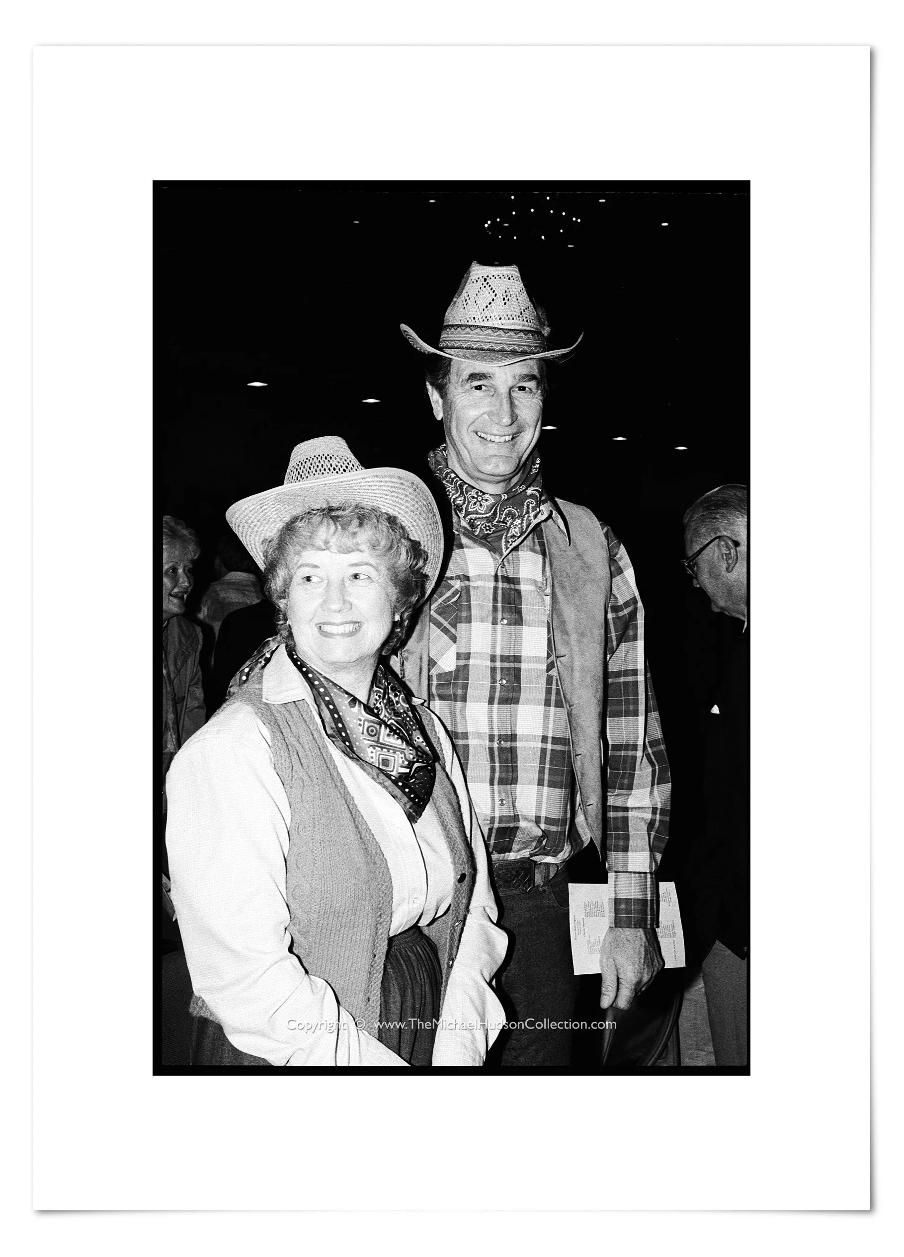 President and Mrs. Chase- Parents Weekend musical, Oklahoma, October 31, 1986
