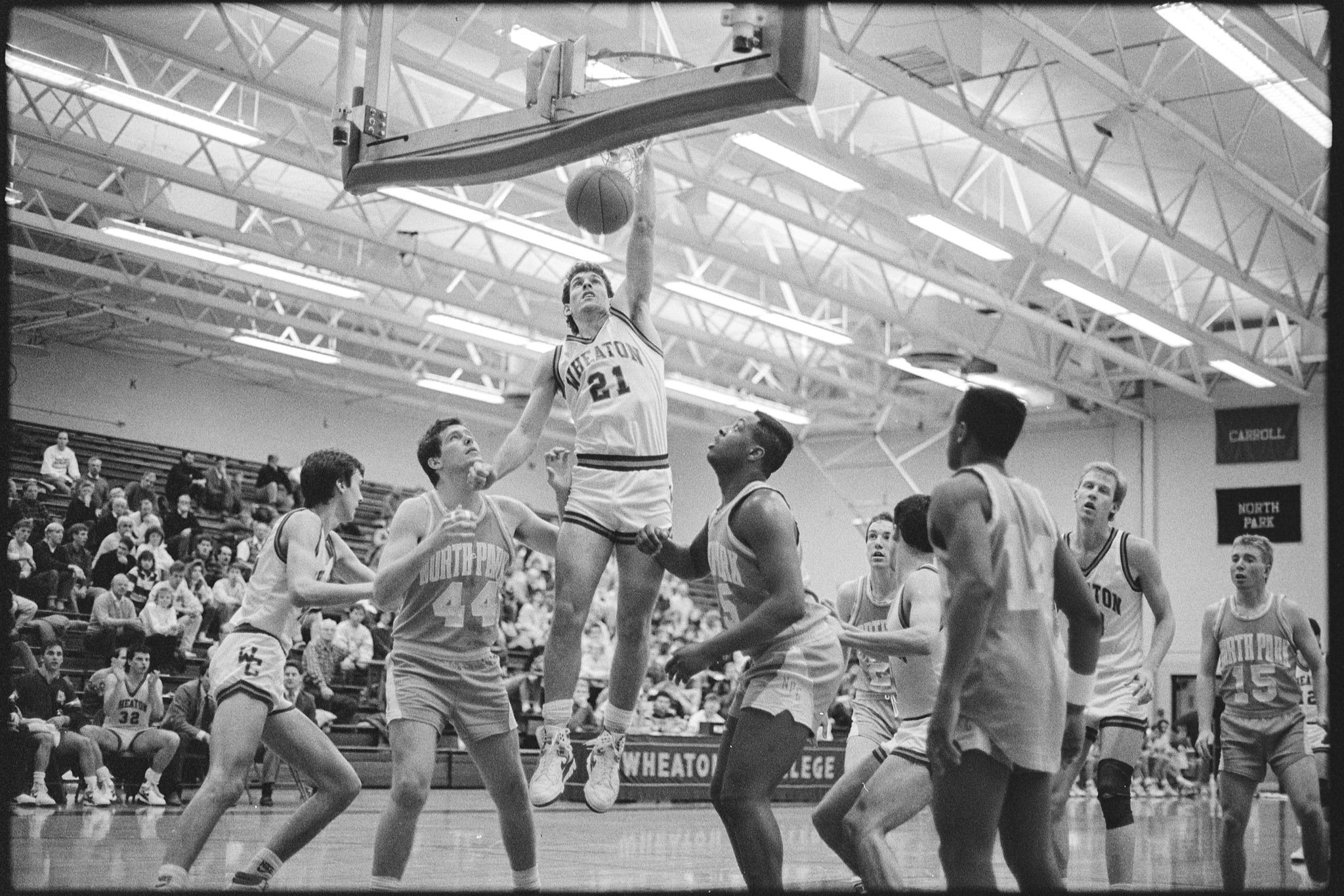 Men's Basketball vs North Park, February 2, 1989