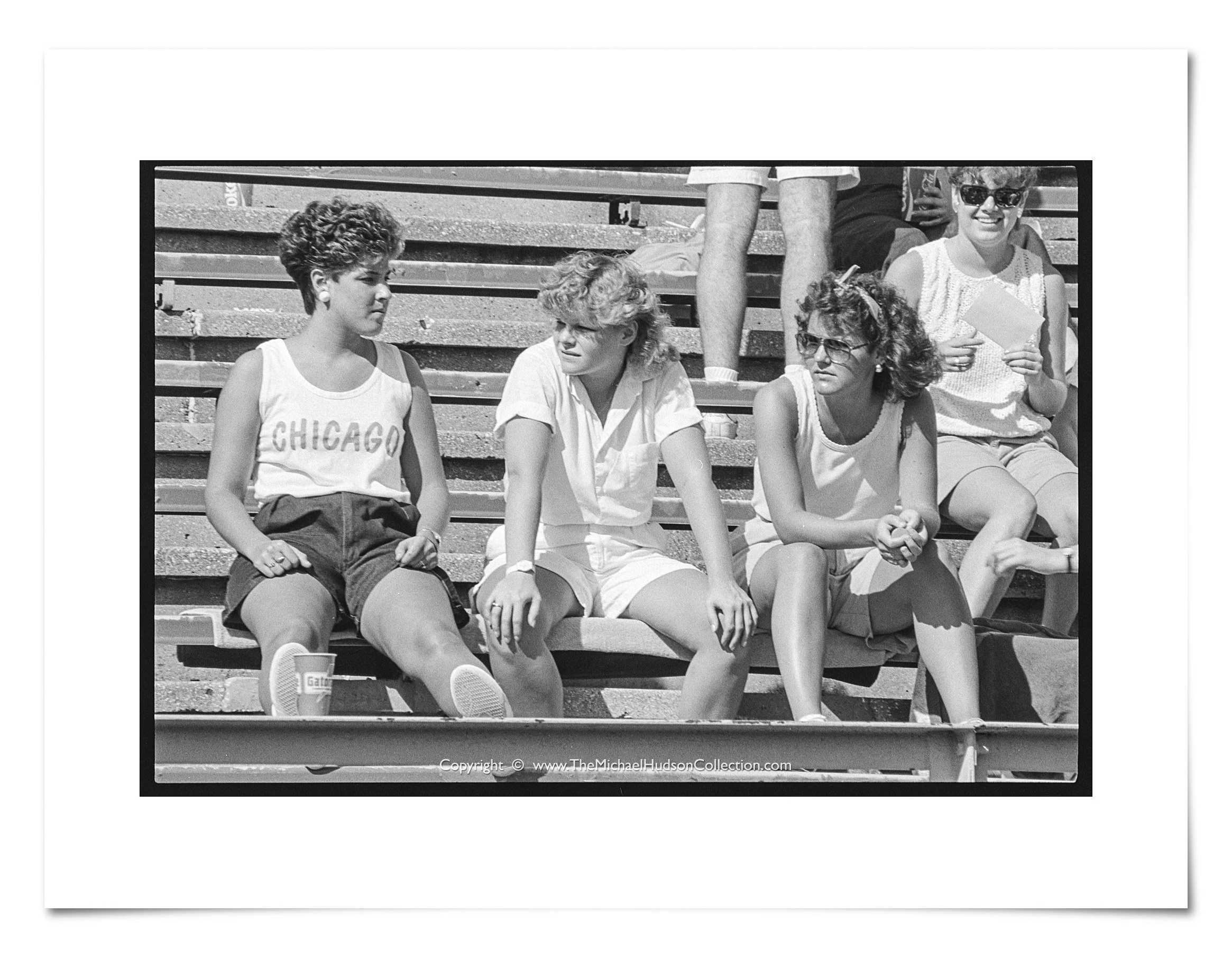 Students at Football vs North Central, September 27, 1986