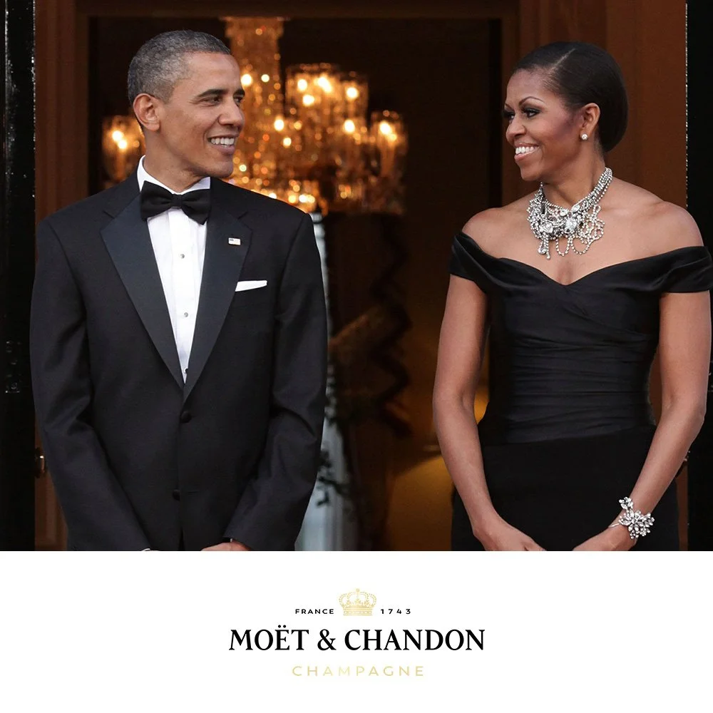 Barack & Michelle Obama <br/> Moët & Chandon