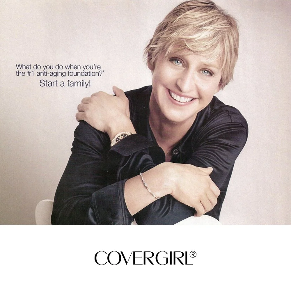 Ellen DeGeneres <br/> CoverGirl, Simply Ageless