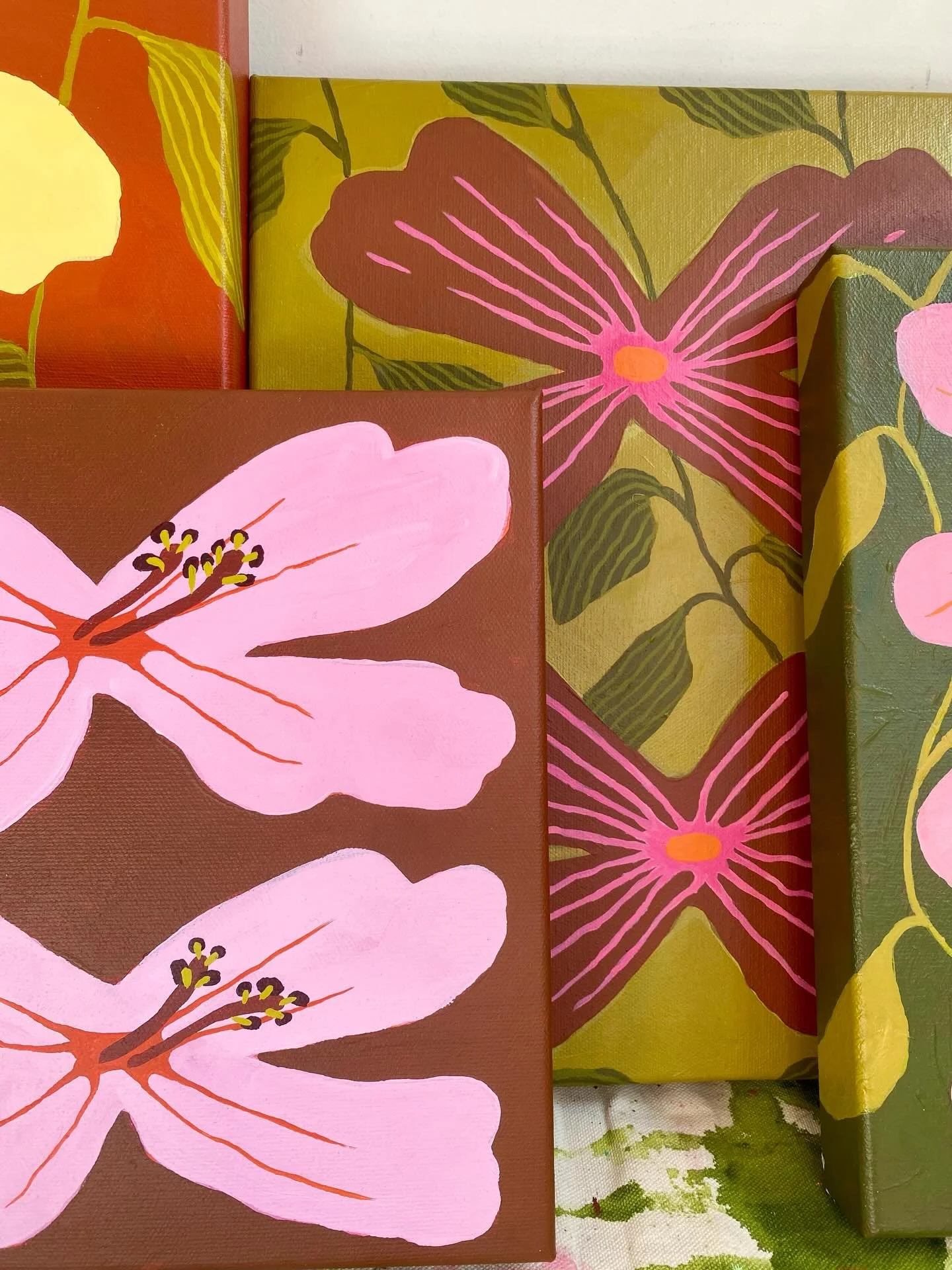 It&rsquo;s been just over one week since I launched my first ever painting collection 🌸

I&rsquo;m feeling super proud and creatively full right now &hearts;️

Thank-you again to everyone who purchased, commented, liked and supported me. It&rsquo;s 