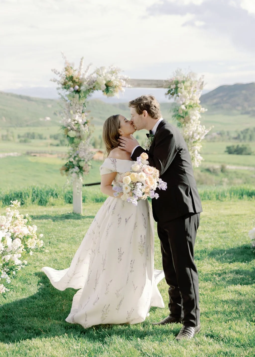 Ranch country charm meets lush garden romance