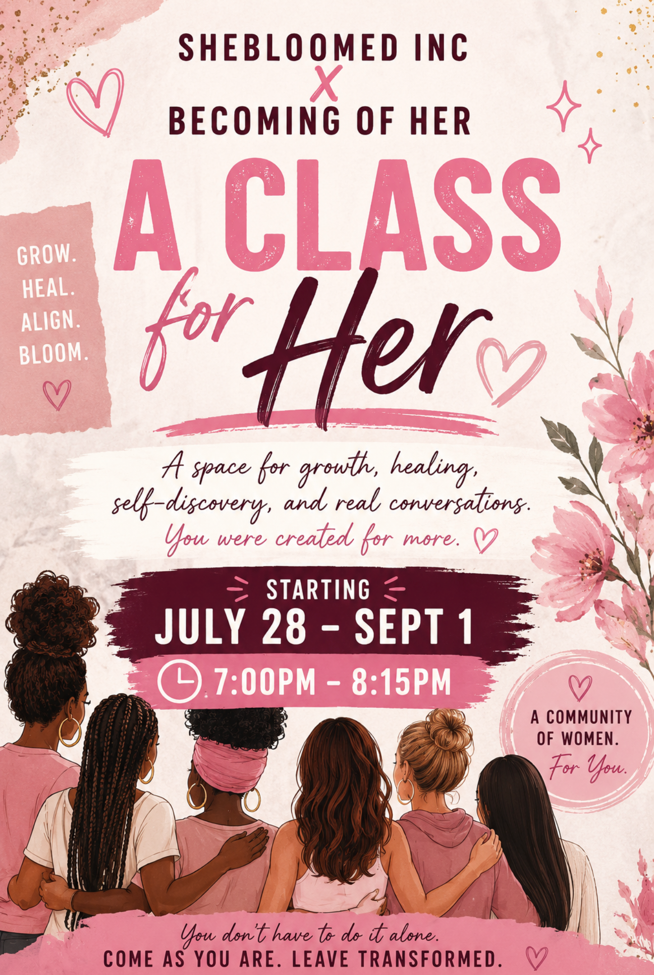 A CLASS FOR HER  (6 WEEKS)
