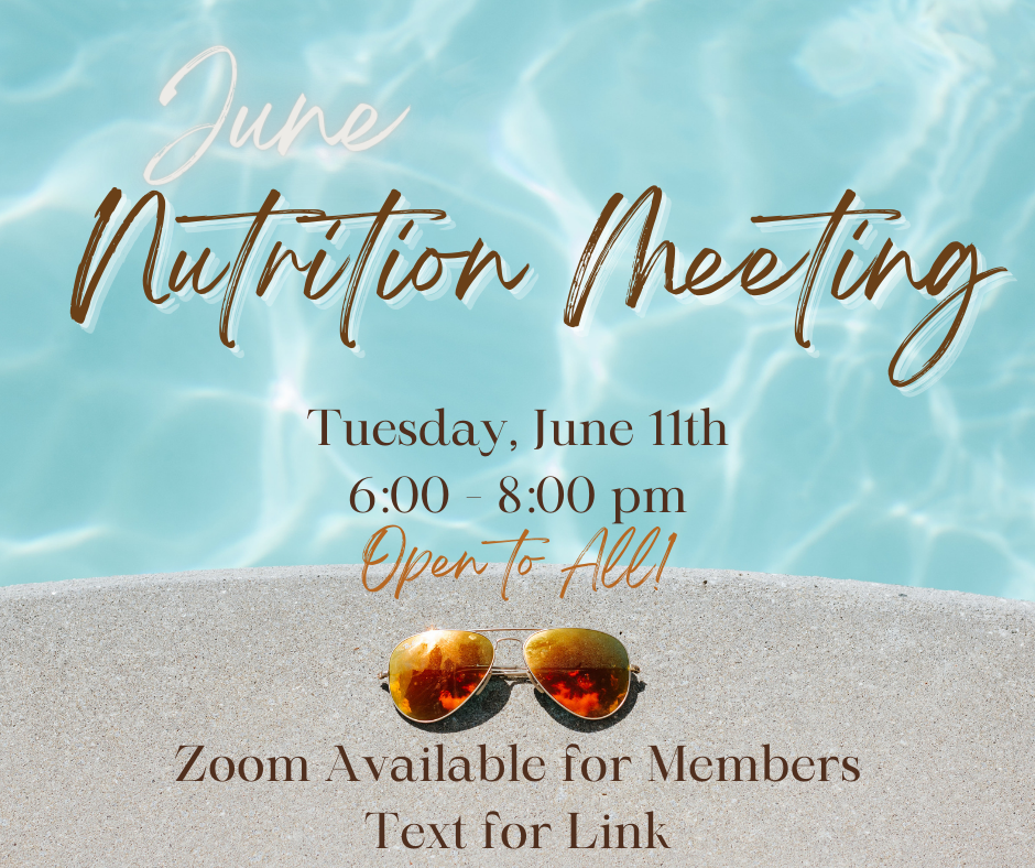 June Nutrition Meeting