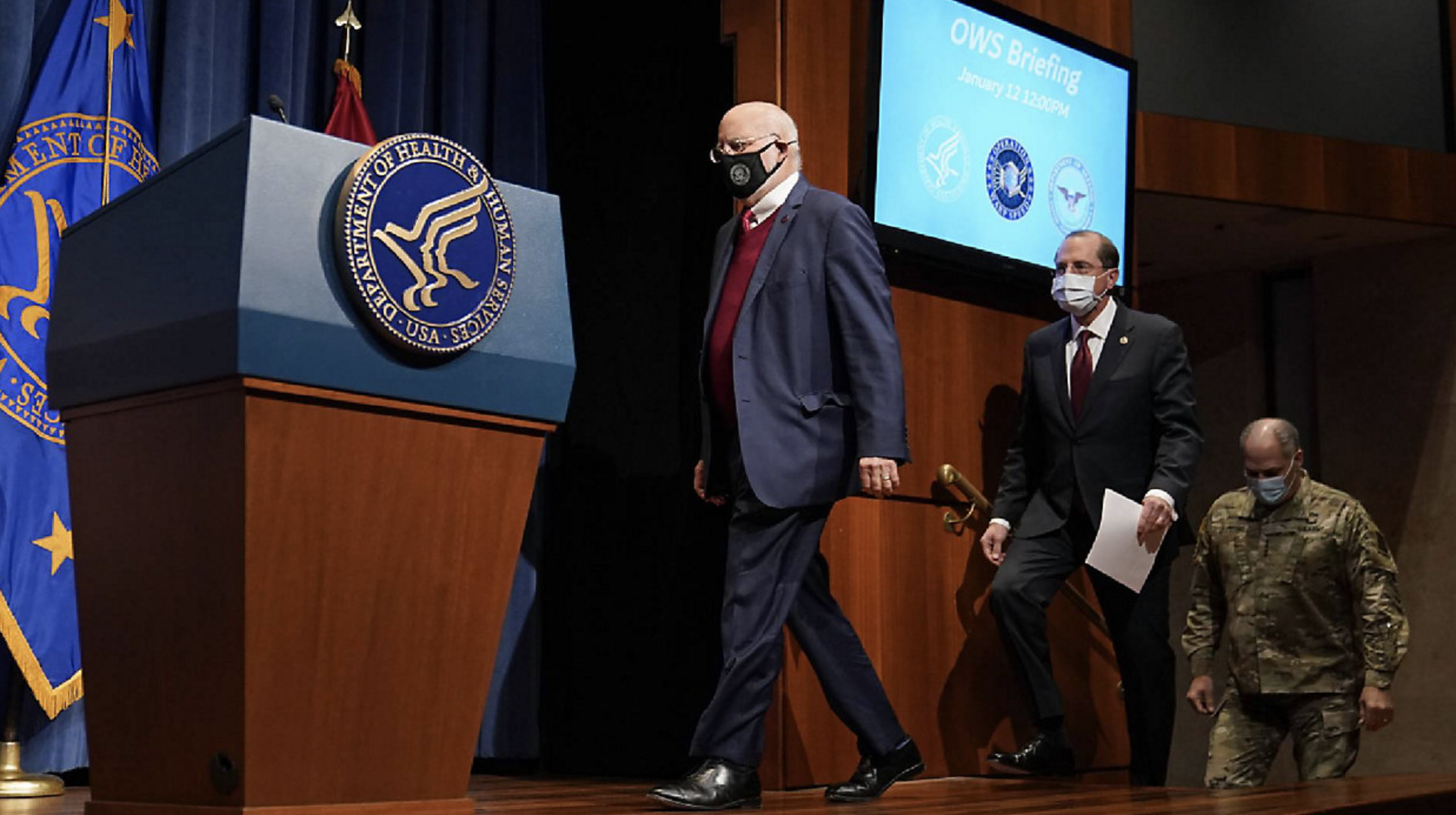 Despite Biden officials' message, Trump's vaccine plan was underway