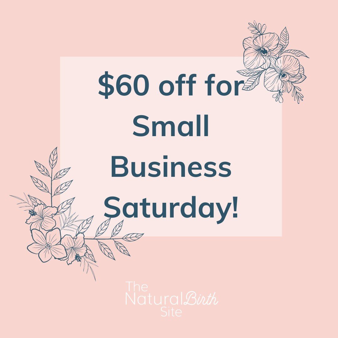 🤩 Use code 60OFF! To receive almost 50% off our online, at-your-own-pace NaturalBirth Education course!

You can use this for yourself AND/OR you can message our page to use purchase one as a wonderful gift to someone else. 💝

Use the link in our B