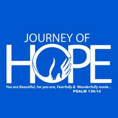 Journey of Hope logo with Psalm 139:14 verse on the bottom