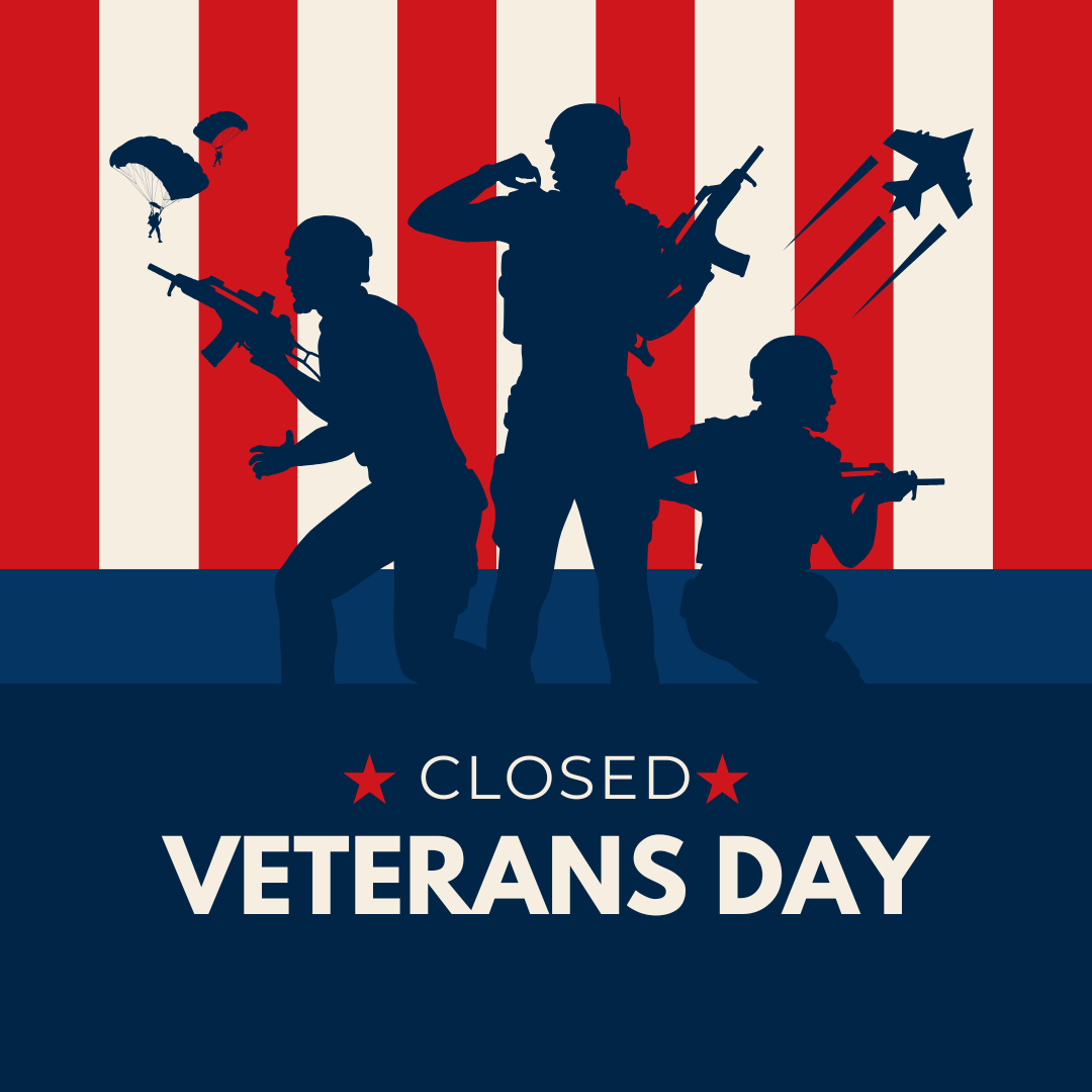 Office Closed - Veteran's Day