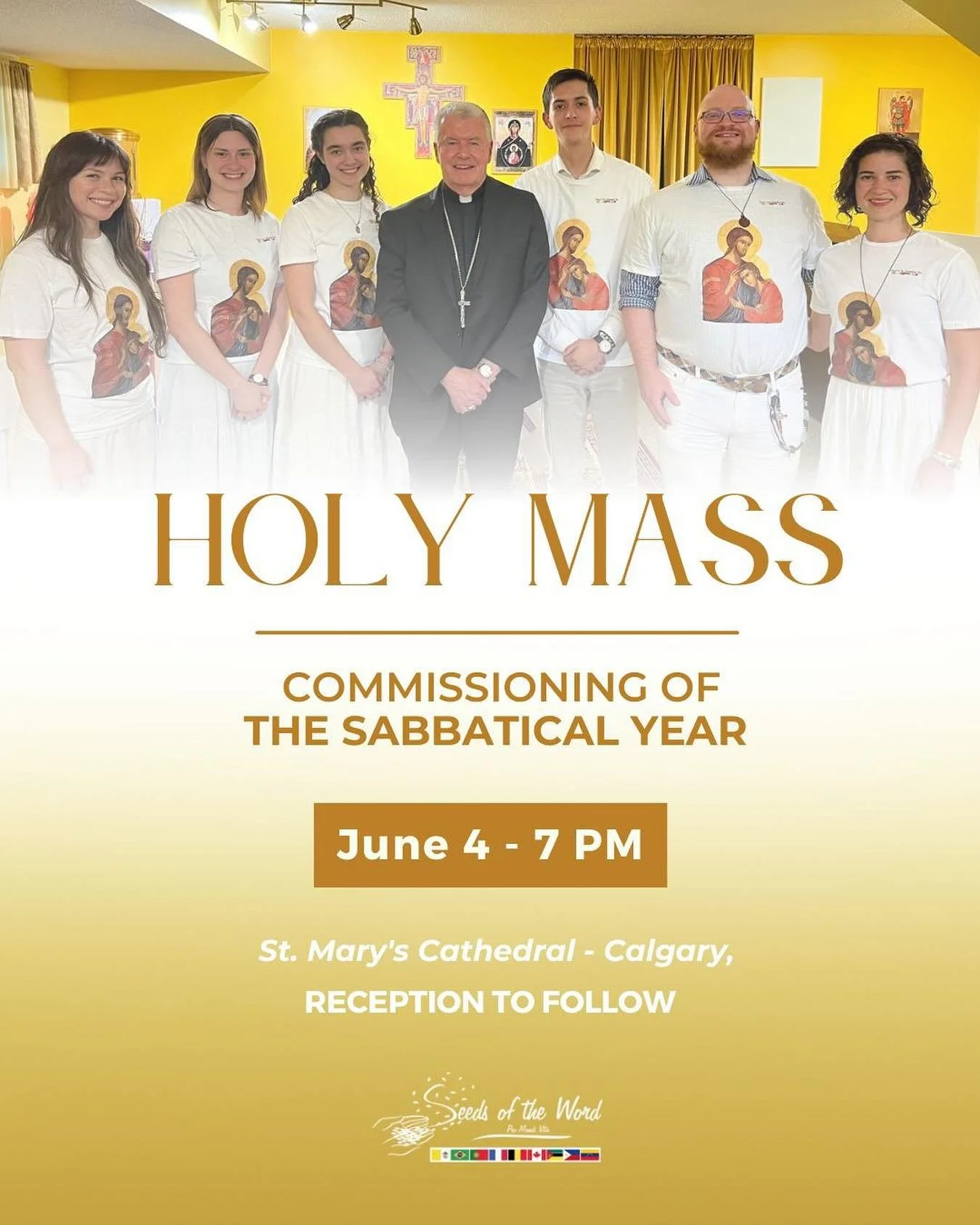 Come and witness the discernment of our dear companions of the 2024-2025 Sabbatical Year! In this Mass, our bishop will commission them to serve the Church in accordance with the Lord’s calling. You are invited!
#seedsoftheword #sabbaticalyear