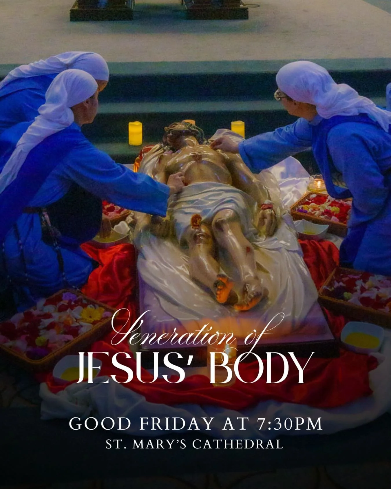 Join us in our tradition of venerating the Body of Jesus after the Good Friday service at St. Mary’s Cathedral. Beginning at 7:30 pm.
#seedsoftheword #charism #veneration #goodfriday #catholicyyc