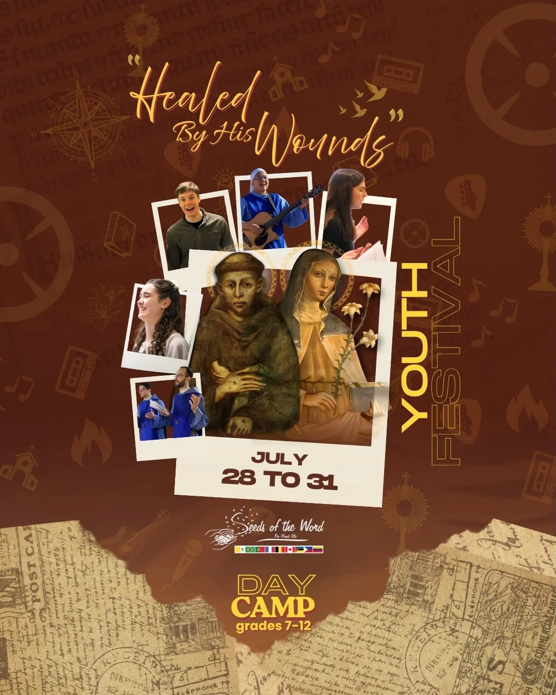 Our First Ever Youth Festival Here In Canada!!! 🇨🇦

We are so excited to be hosting this Day camp for youth in grades 7-12 here at our JP II Mission House. Come learning about this theme of &ldquo;Healed By His Wounds&rdquo; through the witness of 
