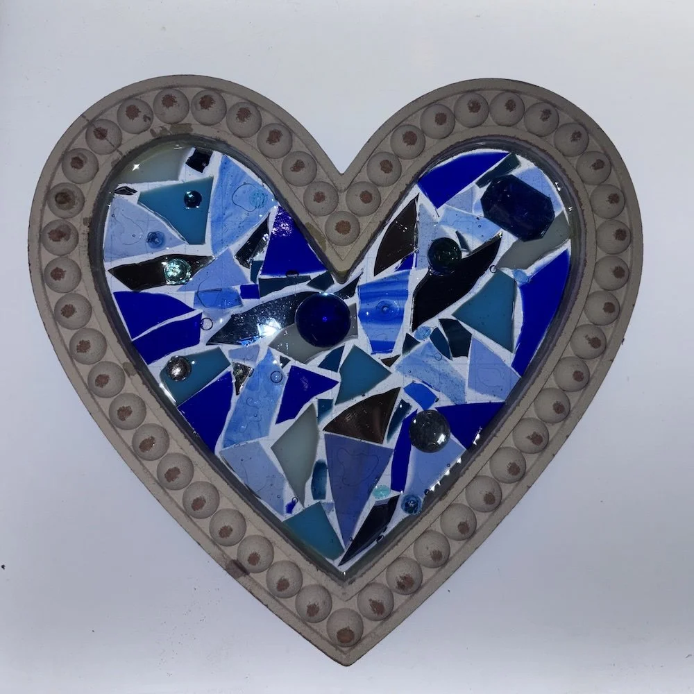 Heart with Resin in small frame