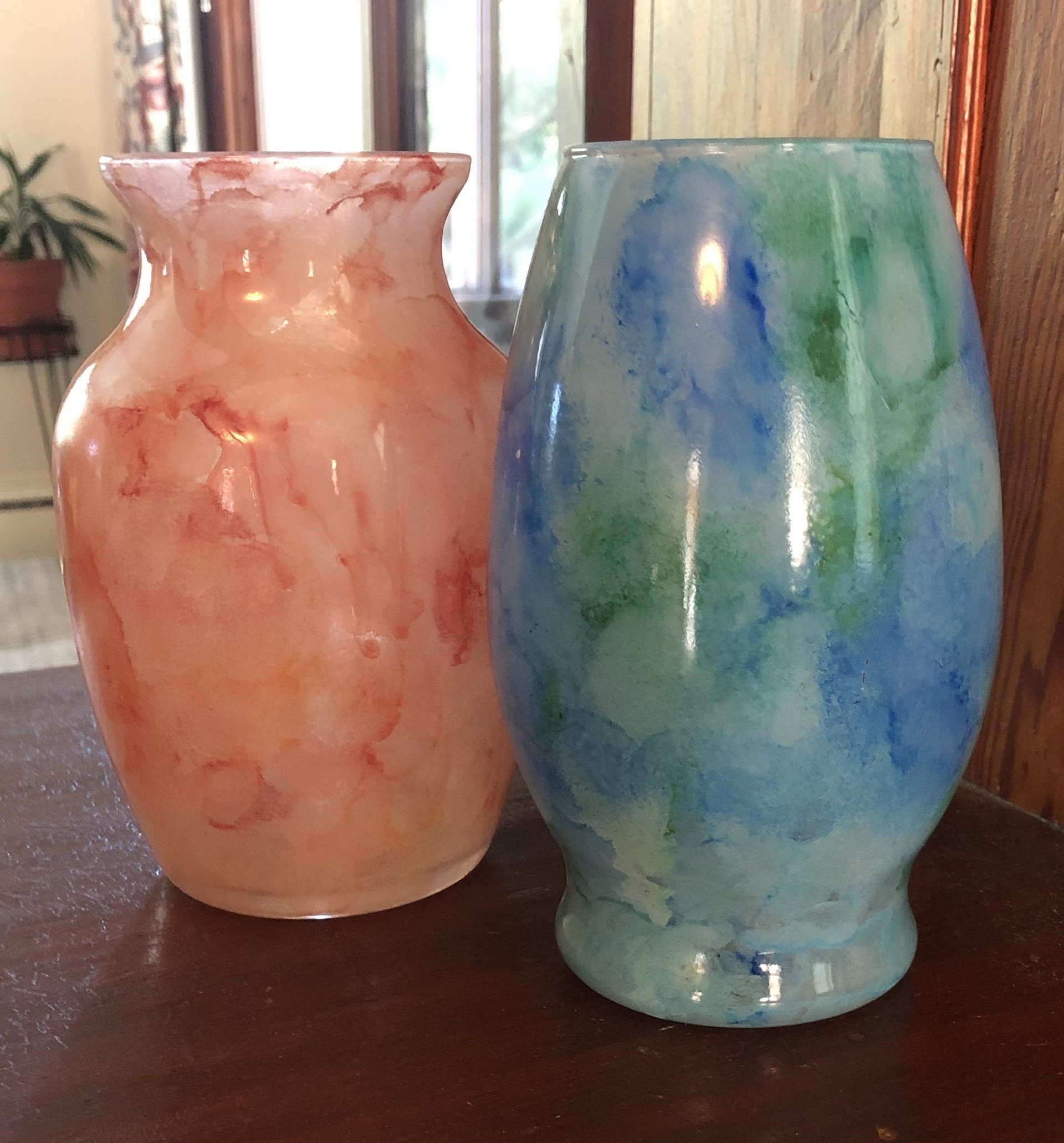 Alcohol Ink Vases