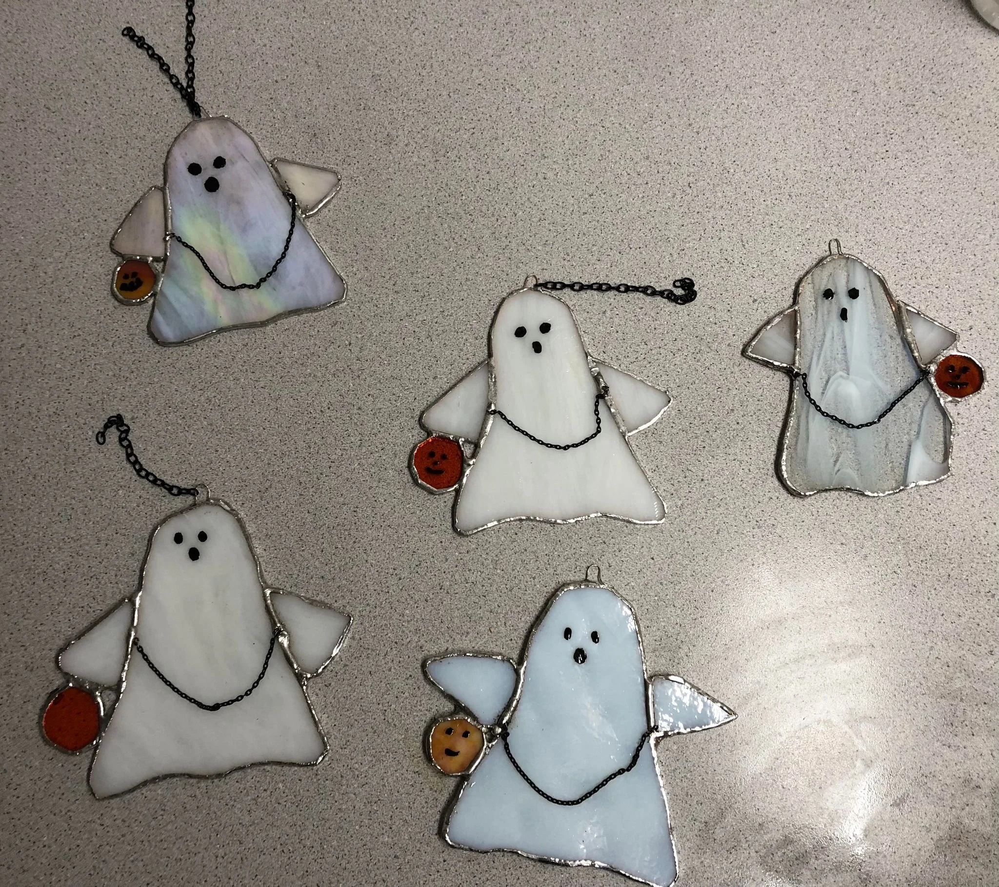 stained glass ghost